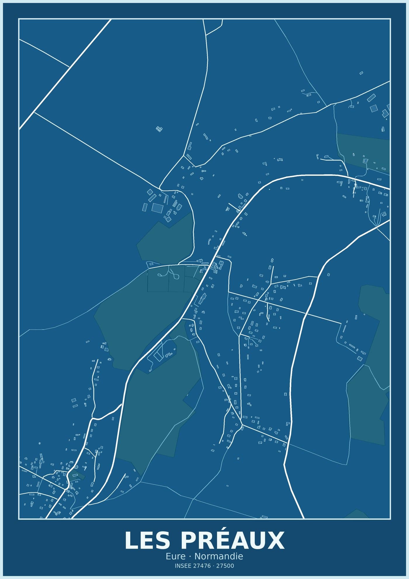Plan des Préaux