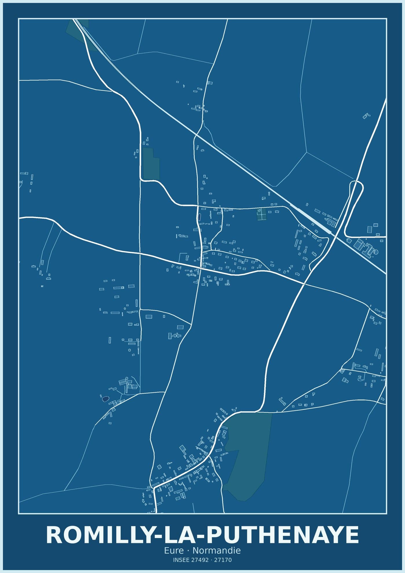 Plan de Romilly-la-Puthenaye