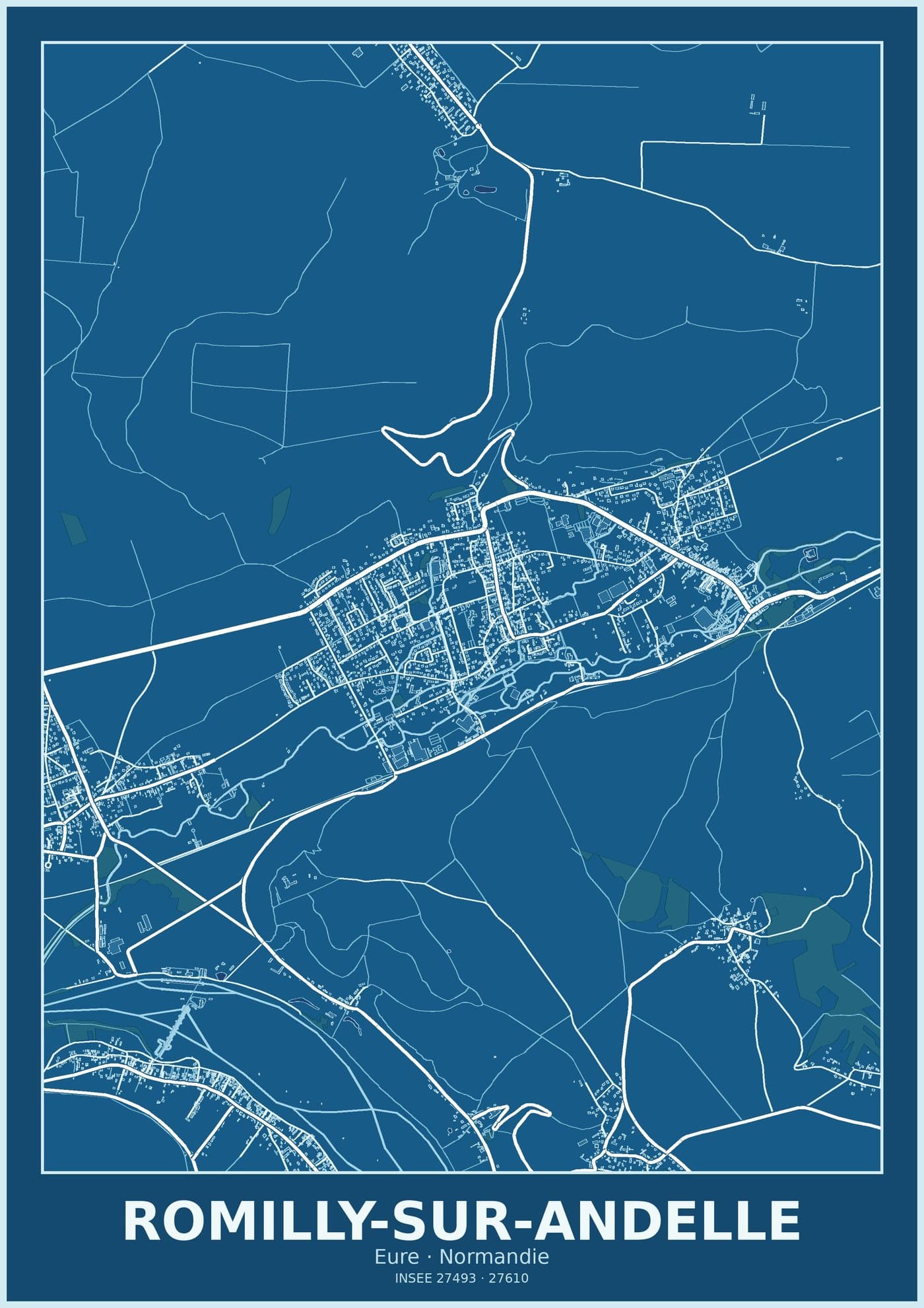 Plan de Romilly-sur-Andelle
