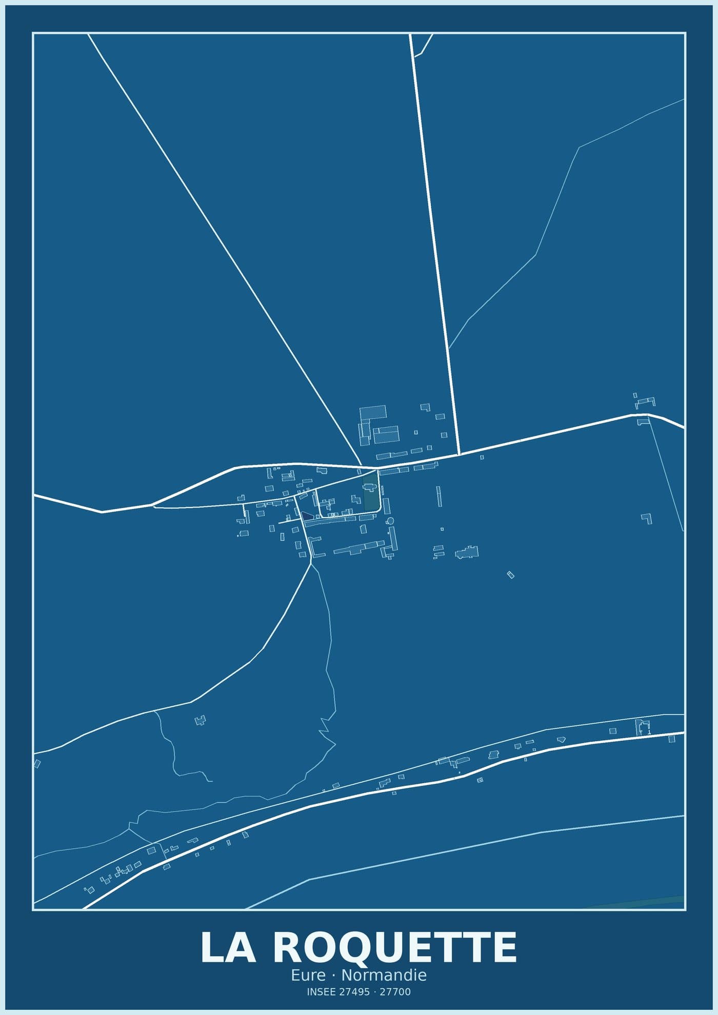 Plan de La Roquette