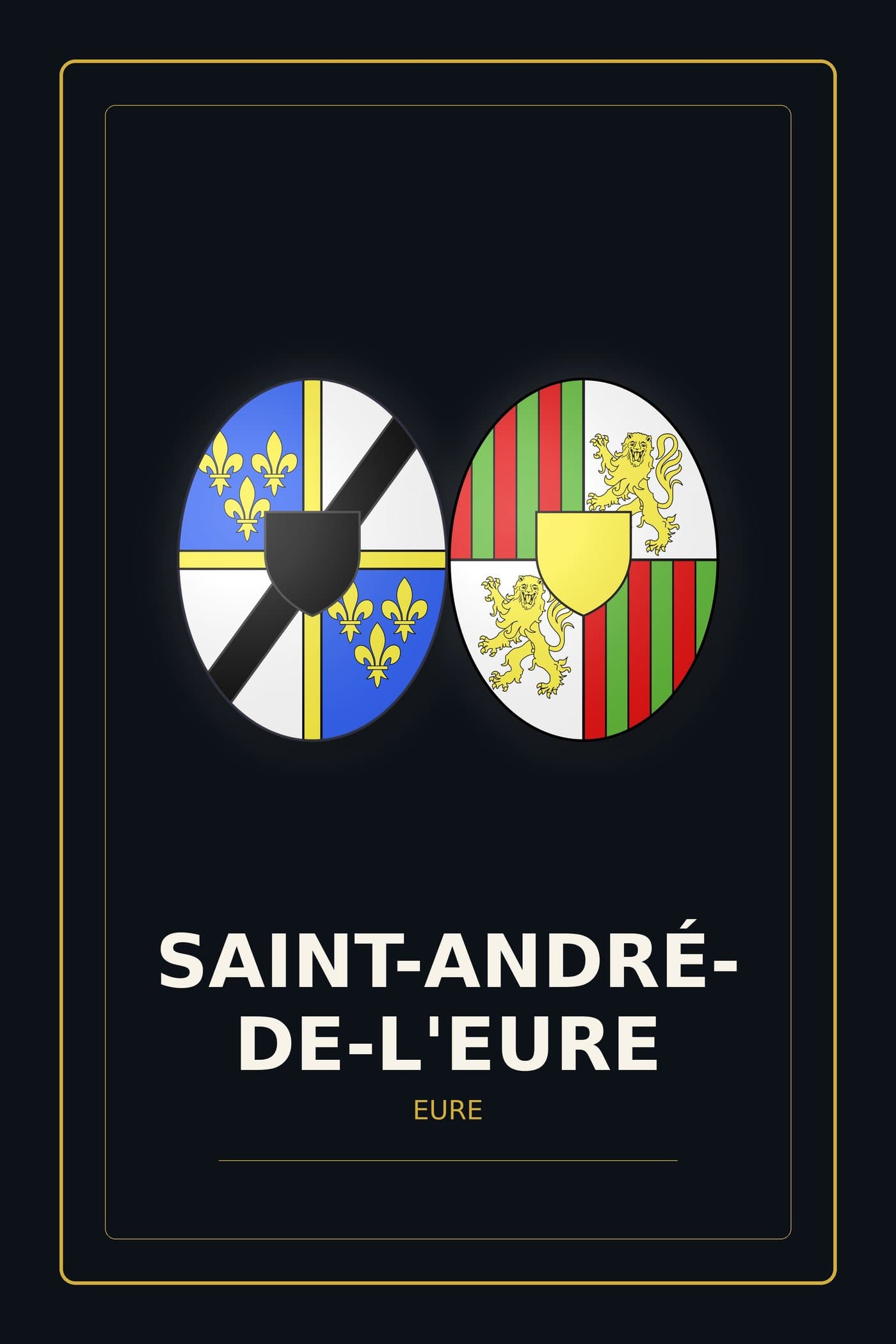 Blason de Saint-André-de-l'Eure