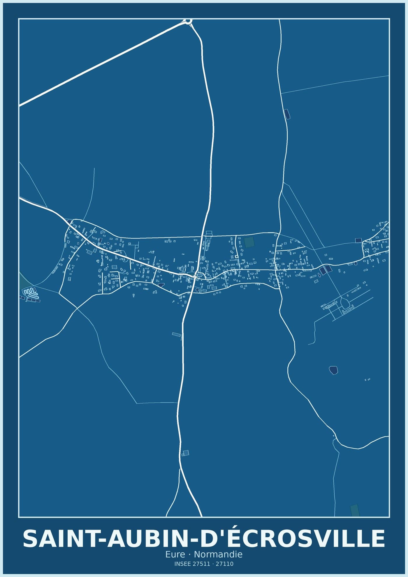 Affiche de Saint-Aubin-d'Écrosville