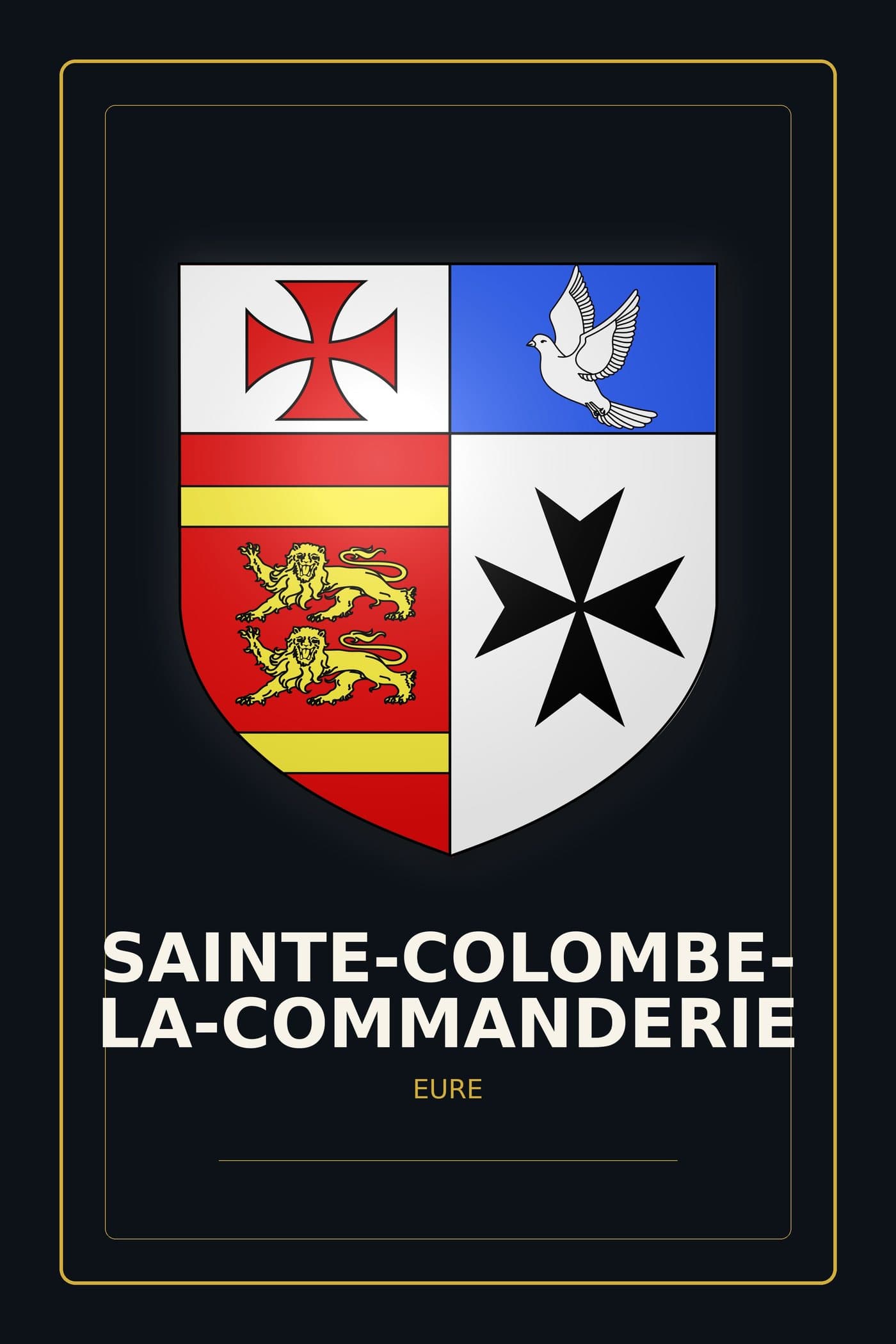 Affiche de Sainte-Colombe-la-Commanderie