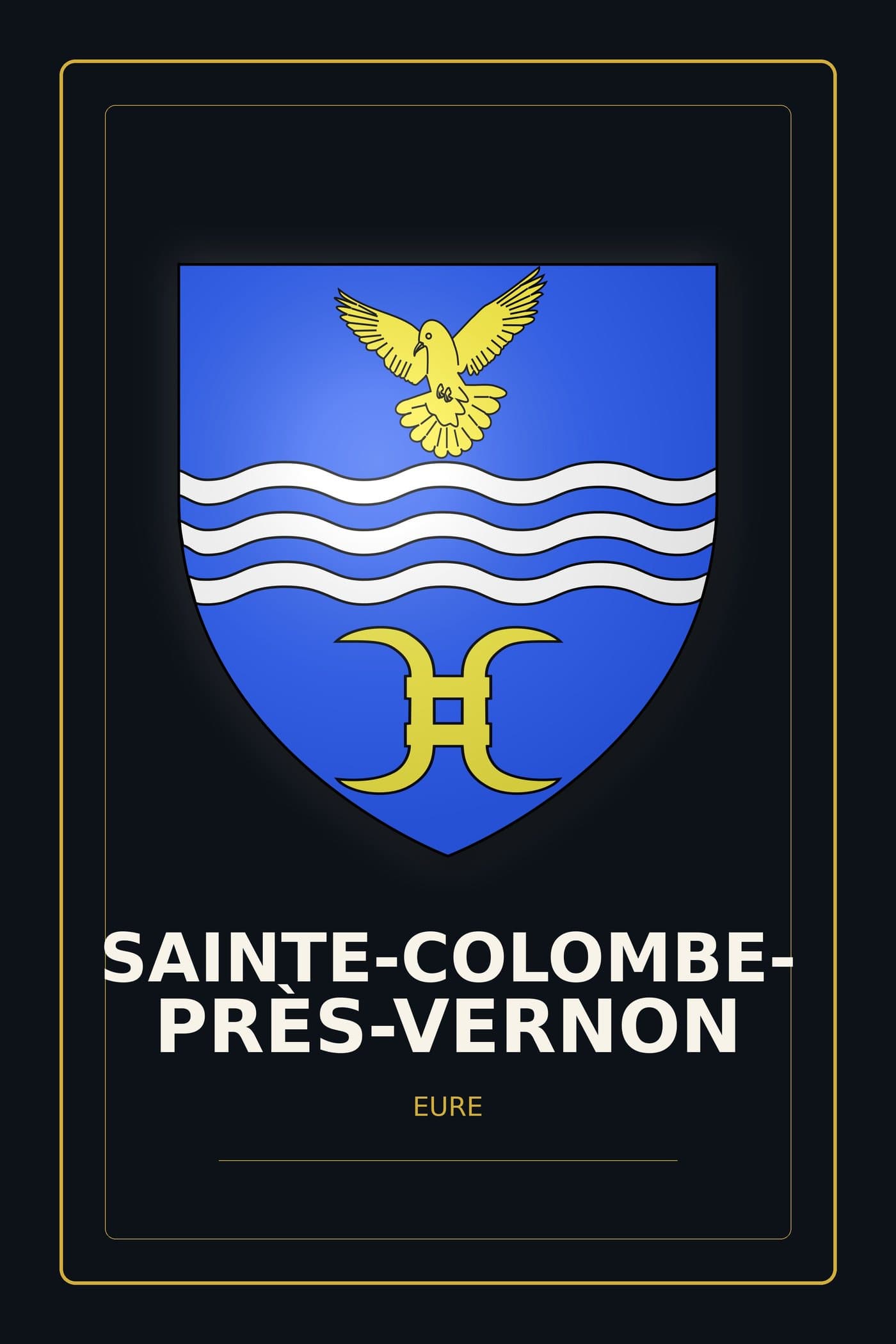 Blason de Sainte-Colombe-près-Vernon