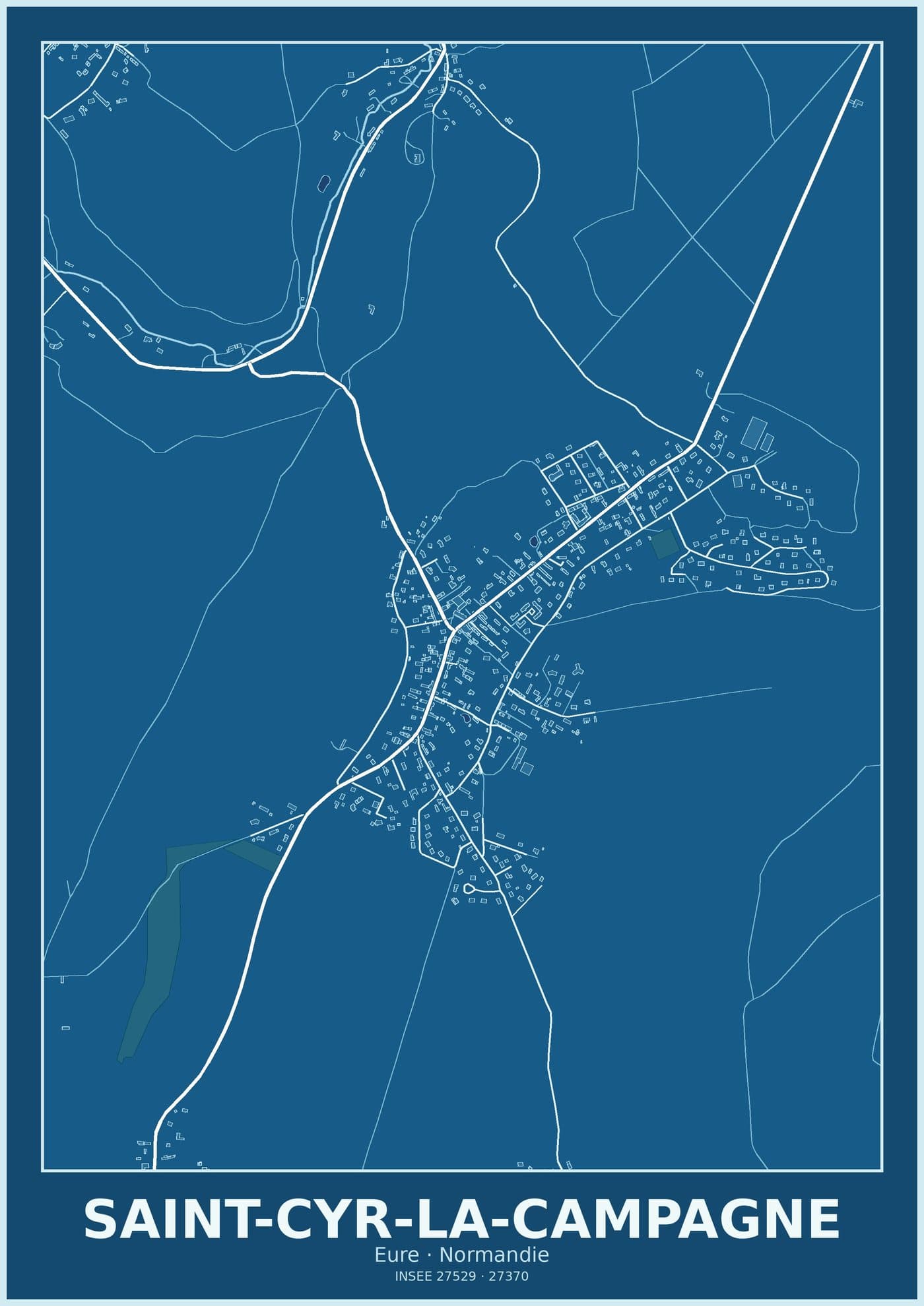 Plan de Saint-Cyr-la-Campagne