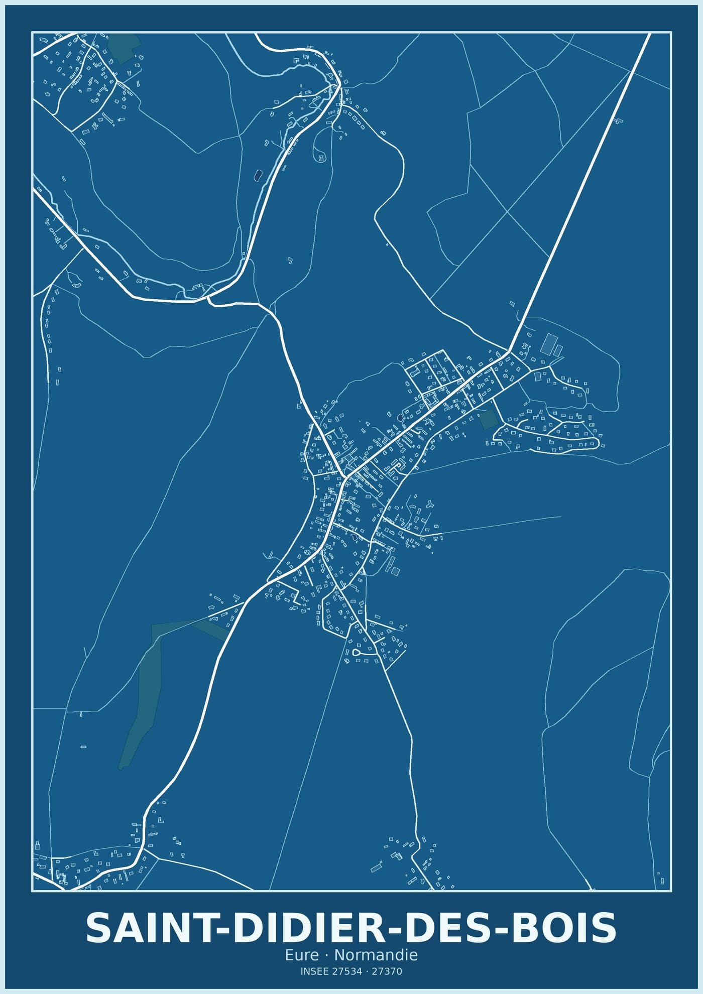 Plan de Saint-Didier-des-Bois