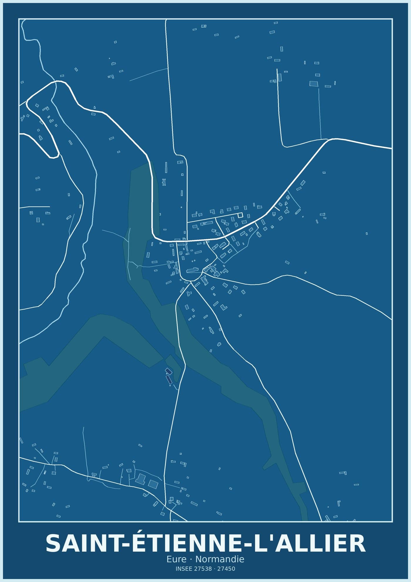 Plan de Saint-Étienne-l'Allier