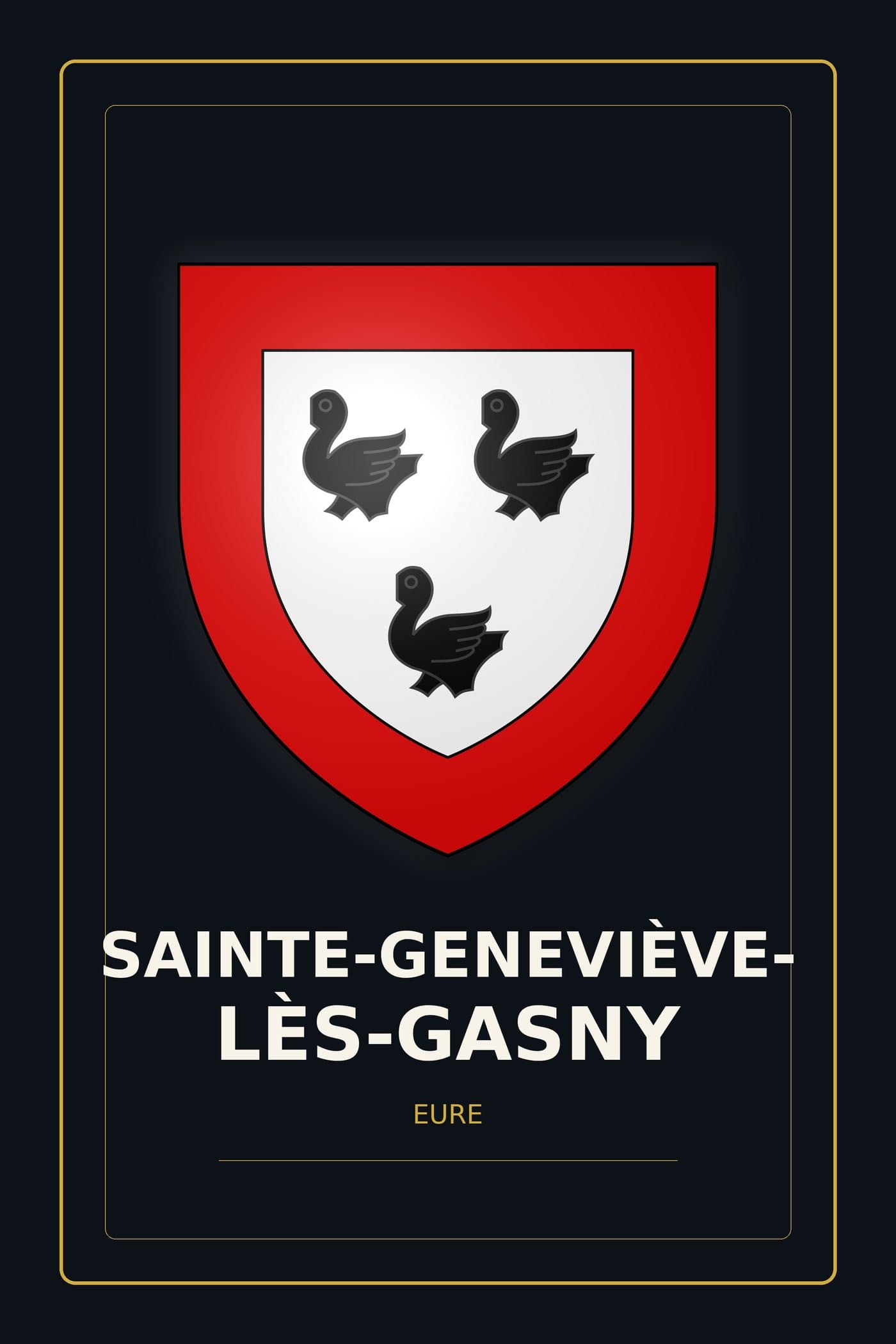 Blason de Sainte-Geneviève-lès-Gasny