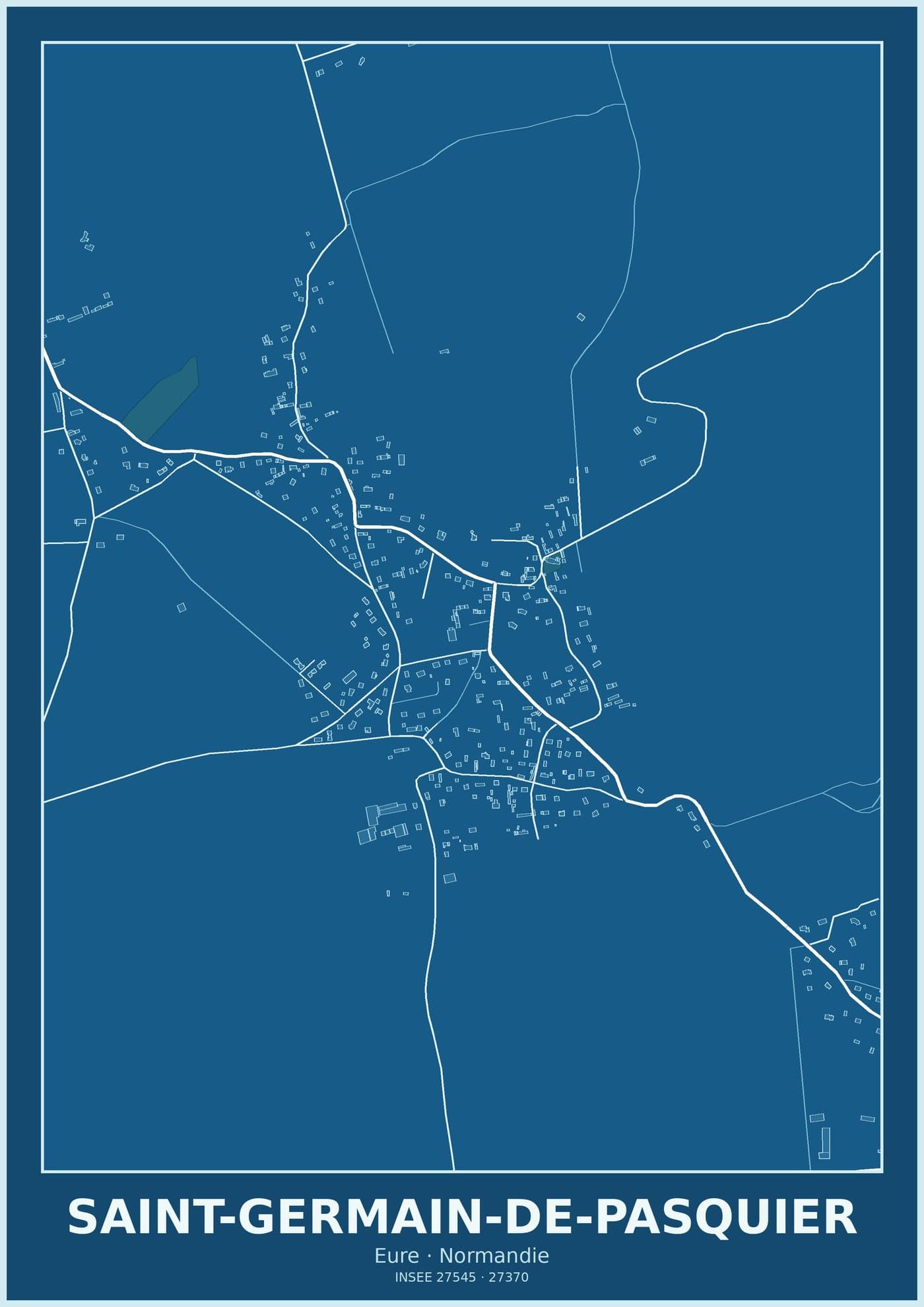 Plan de Saint-Germain-de-Pasquier