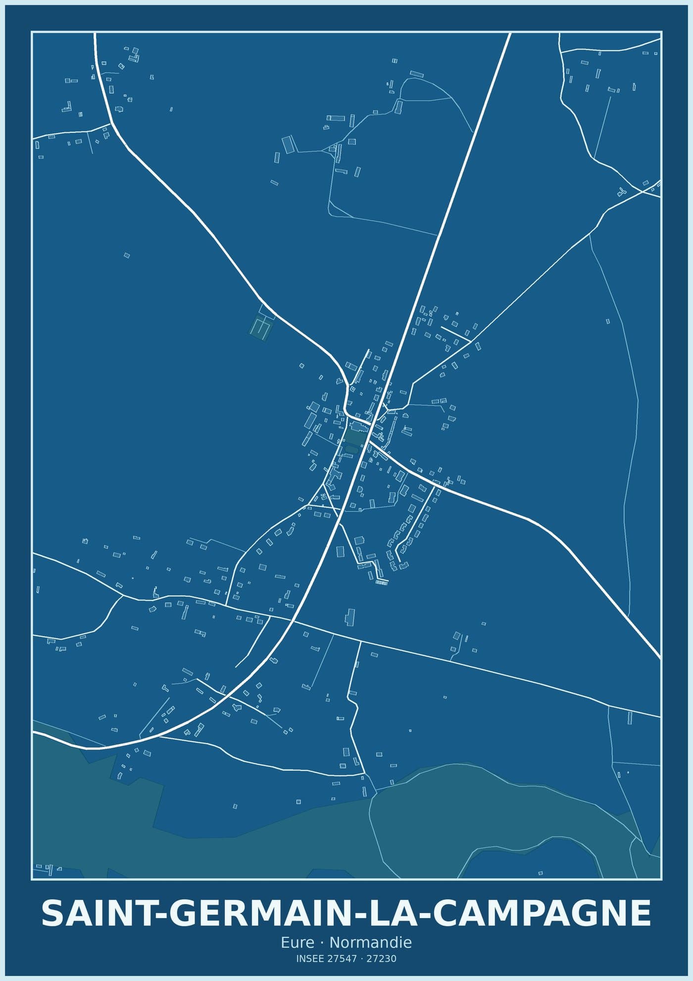 Plan de Saint-Germain-la-Campagne