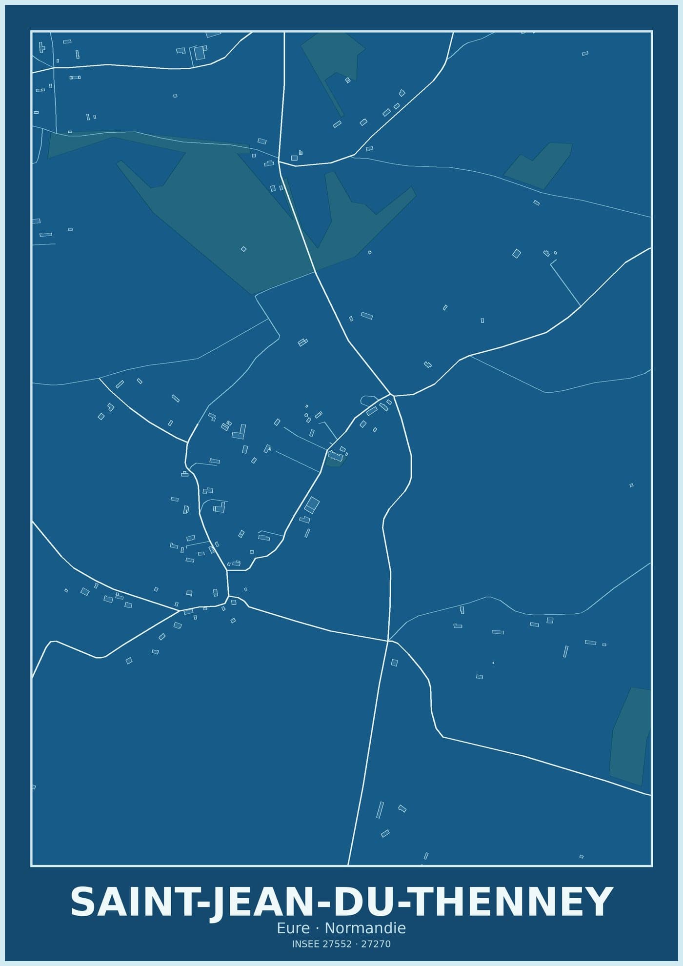 Plan de Saint-Jean-du-Thenney