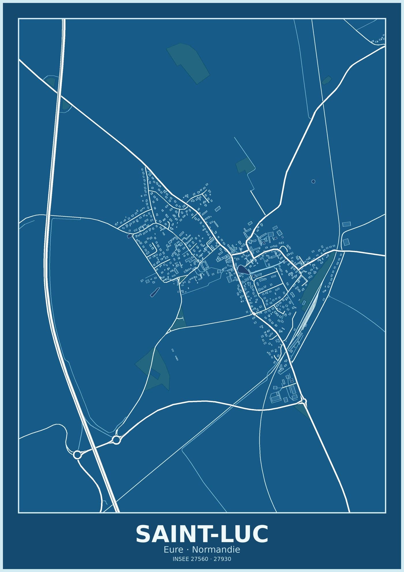 Plan de Saint-Luc