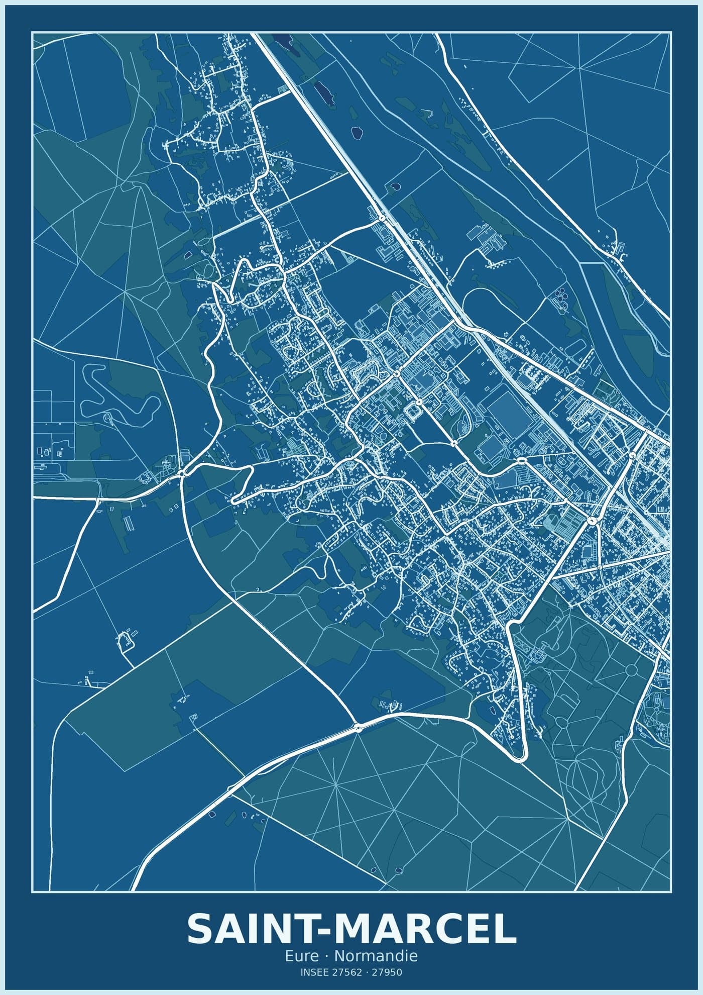 Plan de Saint-Marcel