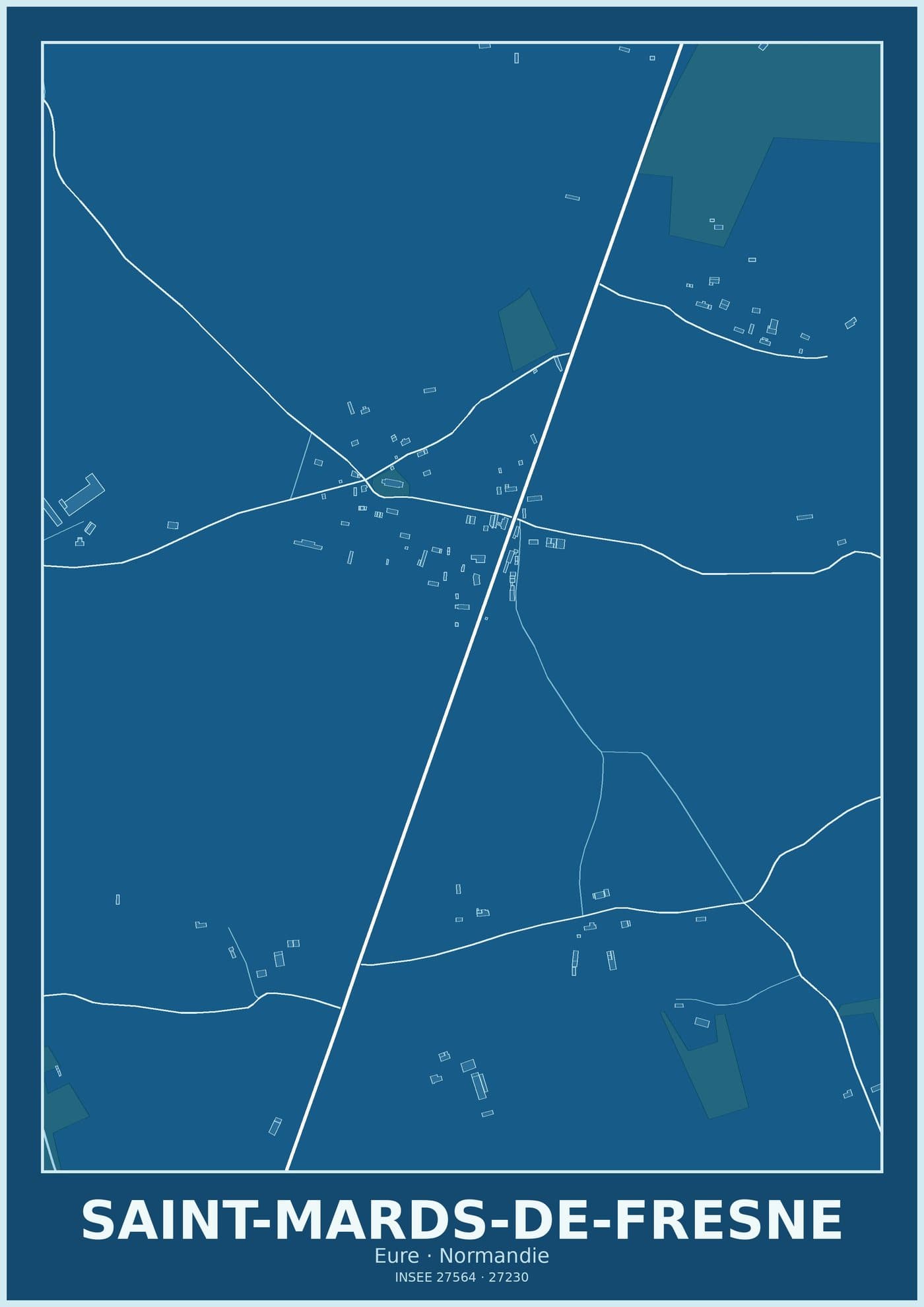 Plan de Saint-Mards-de-Fresne