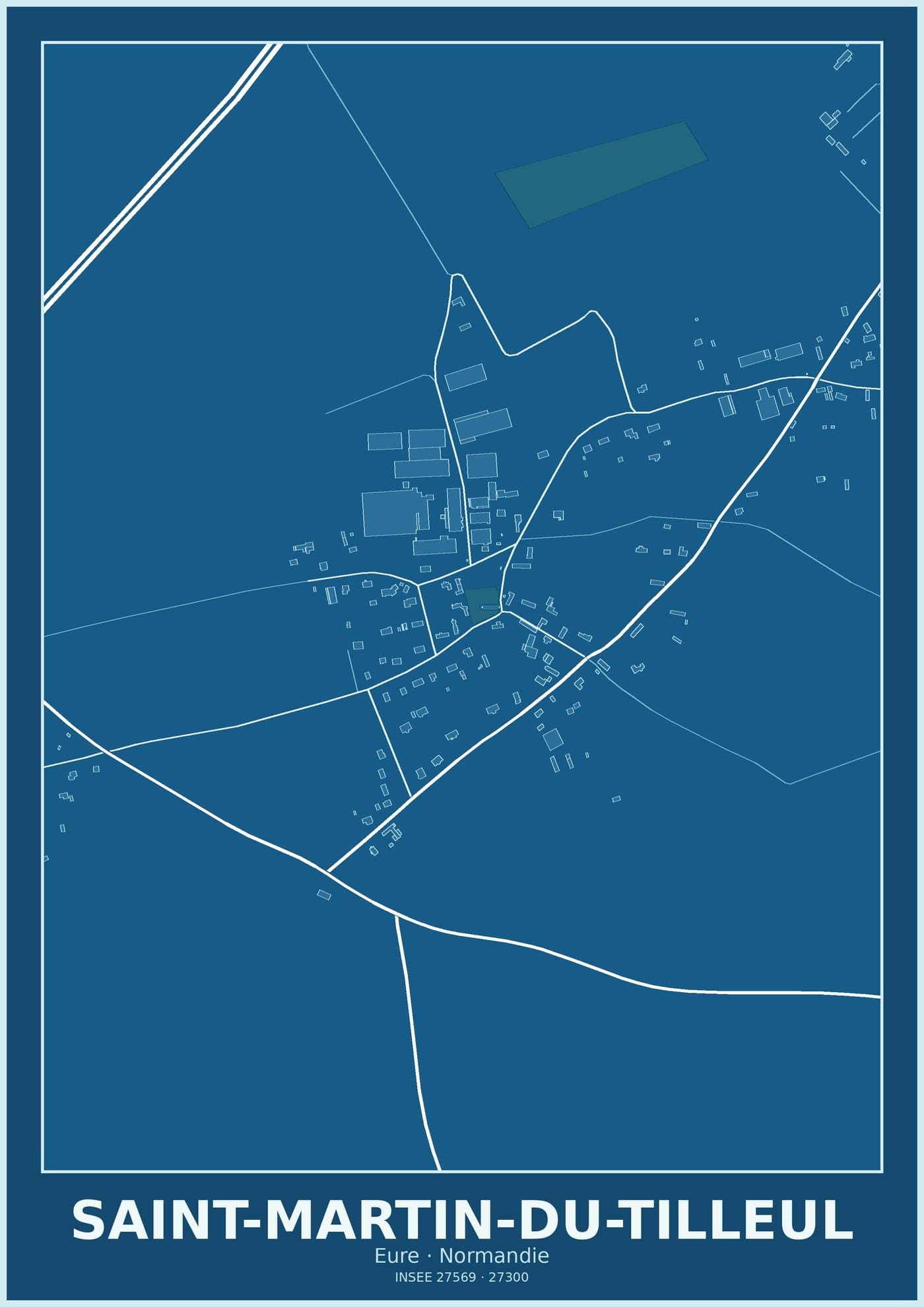Plan de Saint-Martin-du-Tilleul