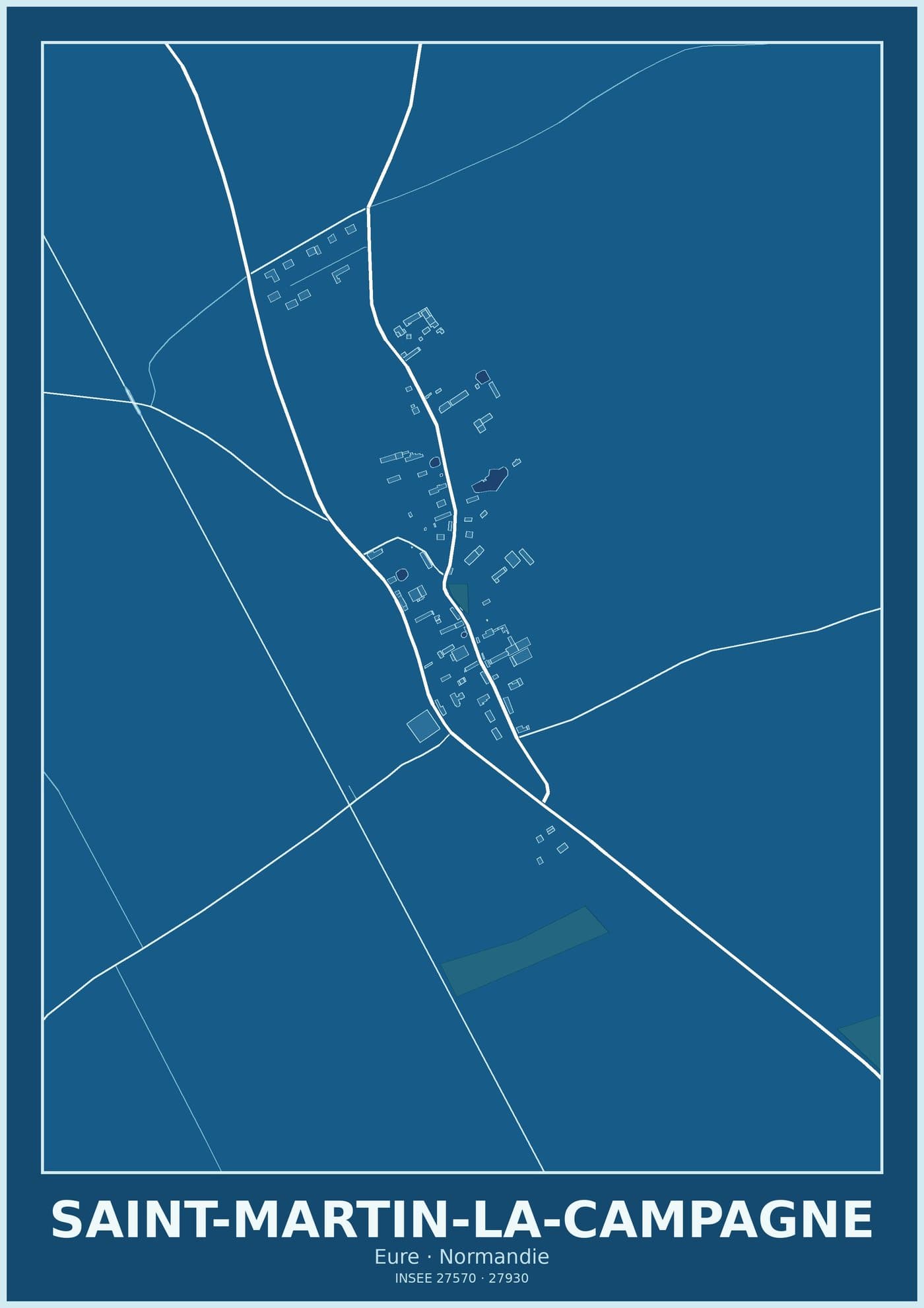Plan de Saint-Martin-la-Campagne