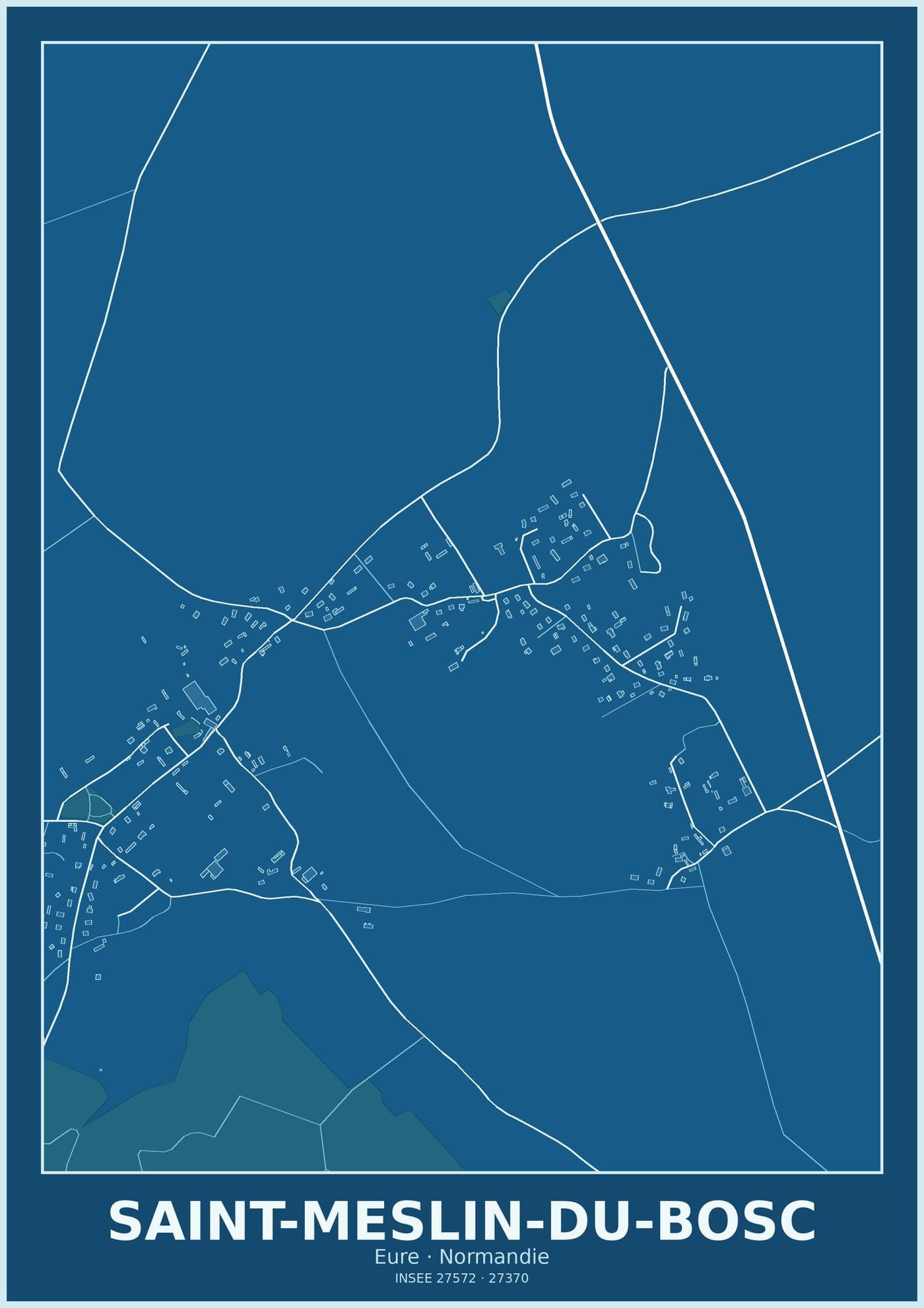 Plan de Saint-Meslin-du-Bosc