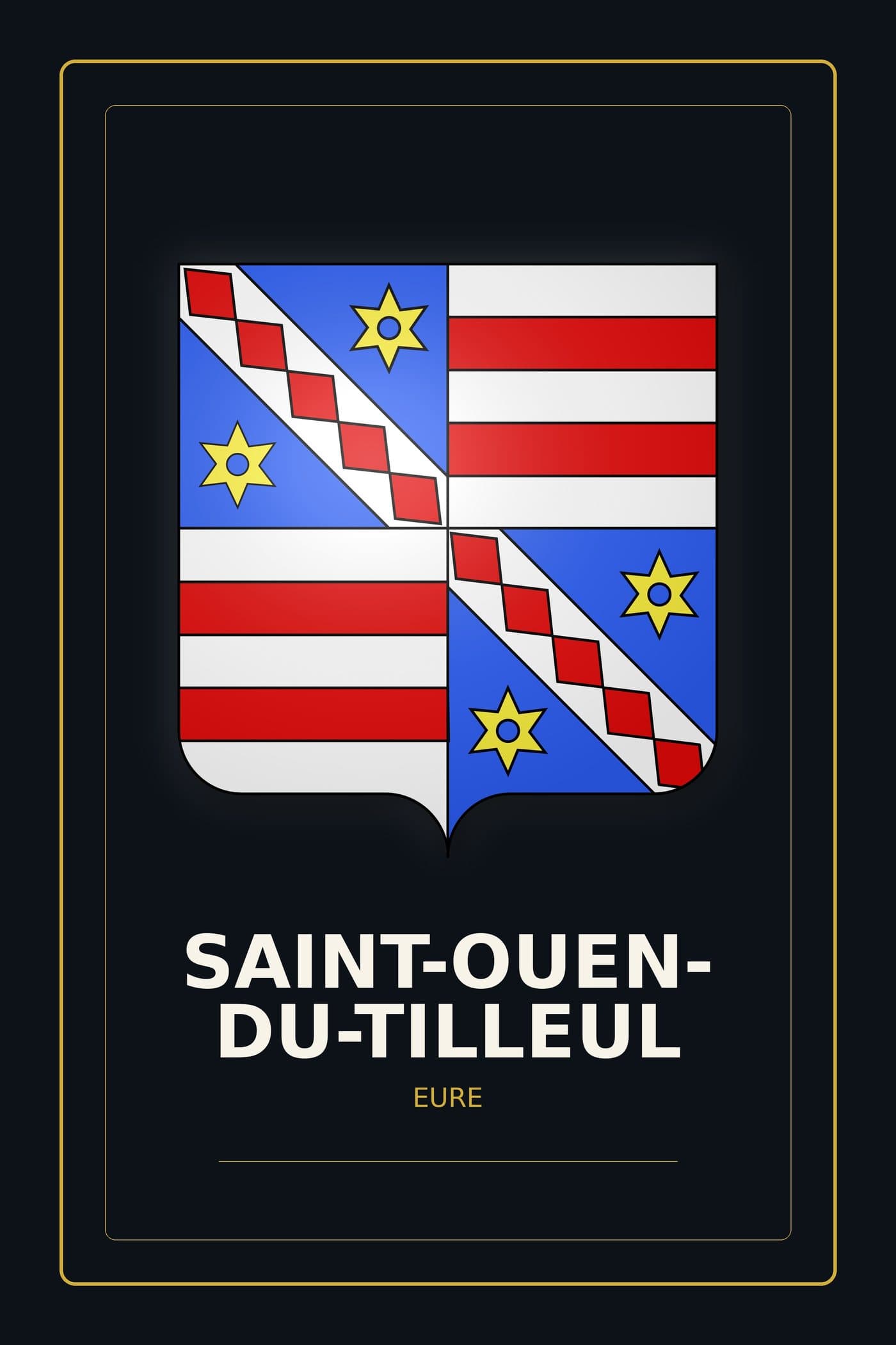 Blason de Saint-Ouen-du-Tilleul
