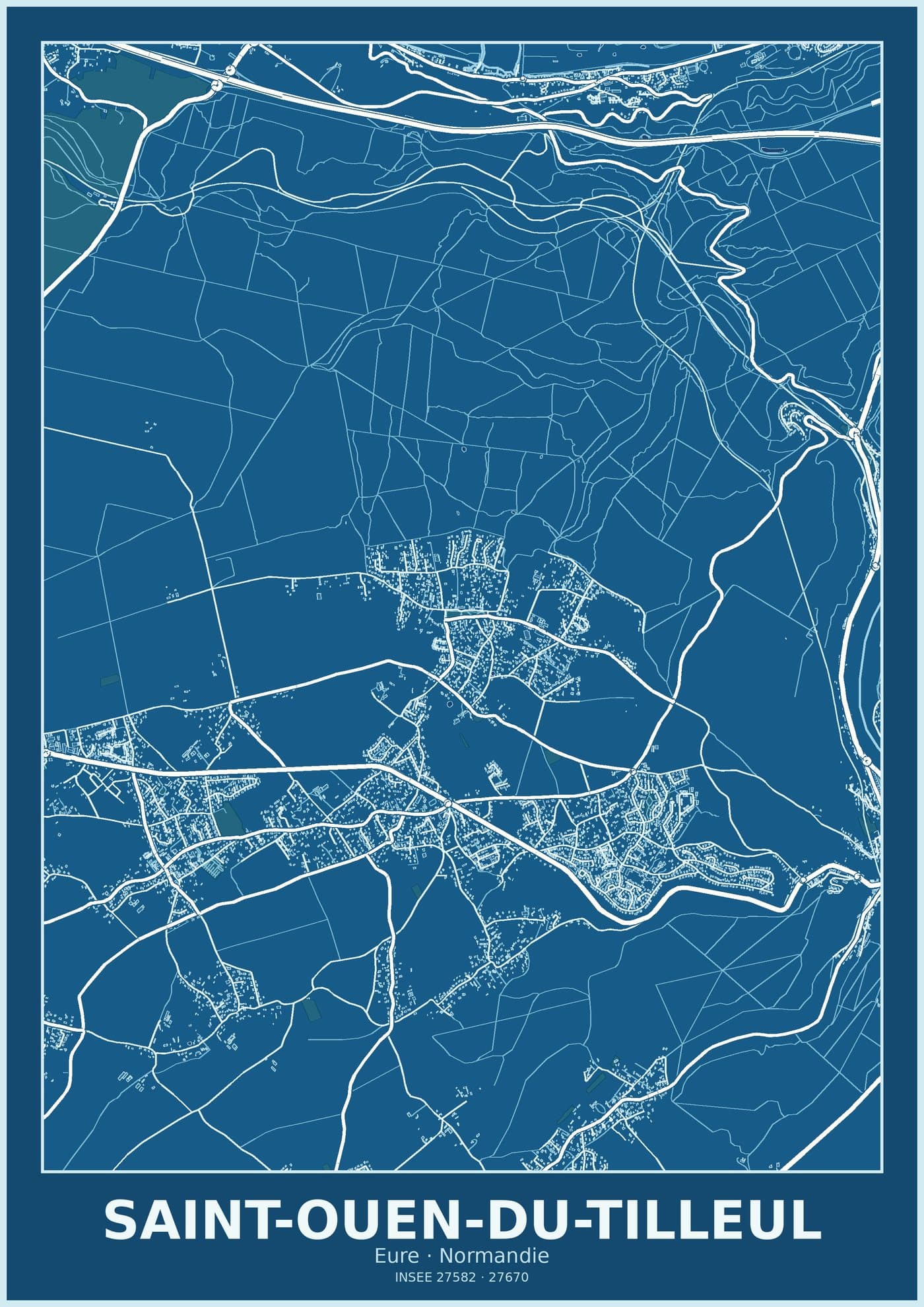 Plan de Saint-Ouen-du-Tilleul