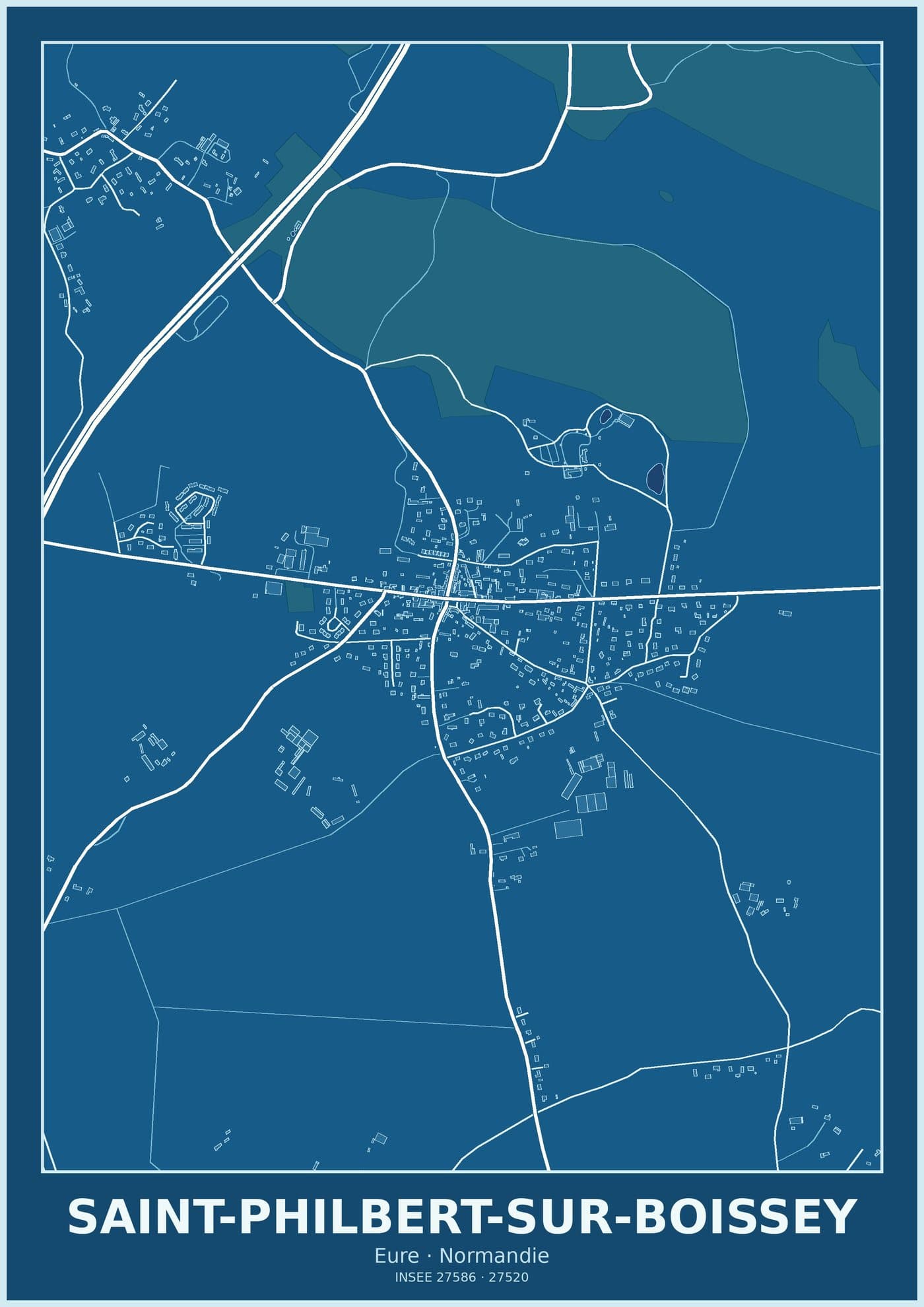 Plan de Saint-Philbert-sur-Boissey