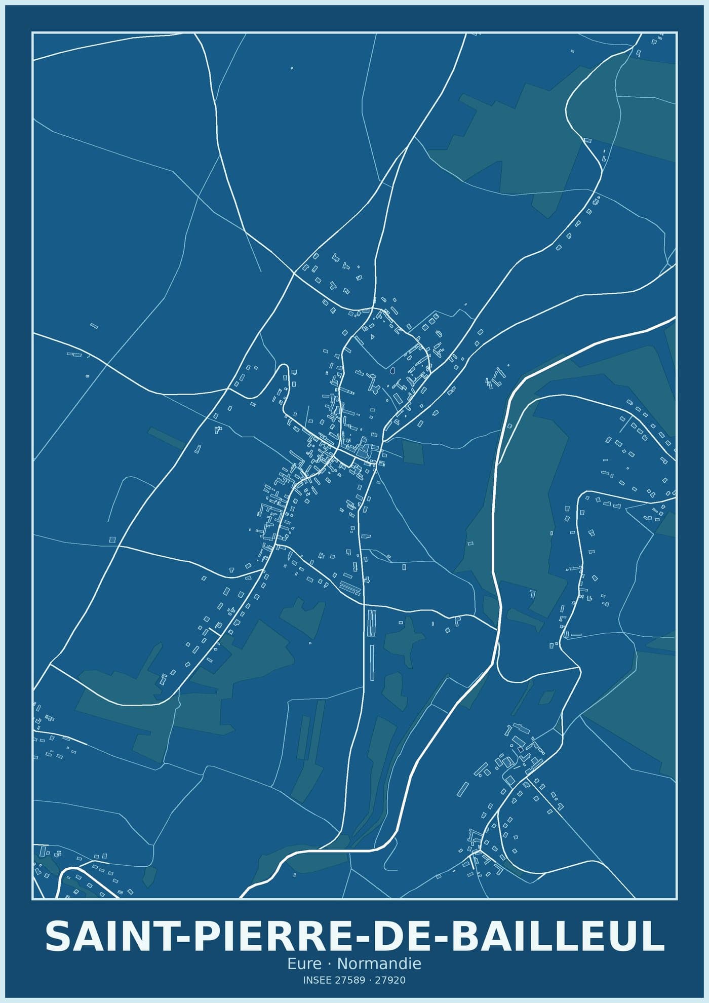 Plan de Saint-Pierre-de-Bailleul