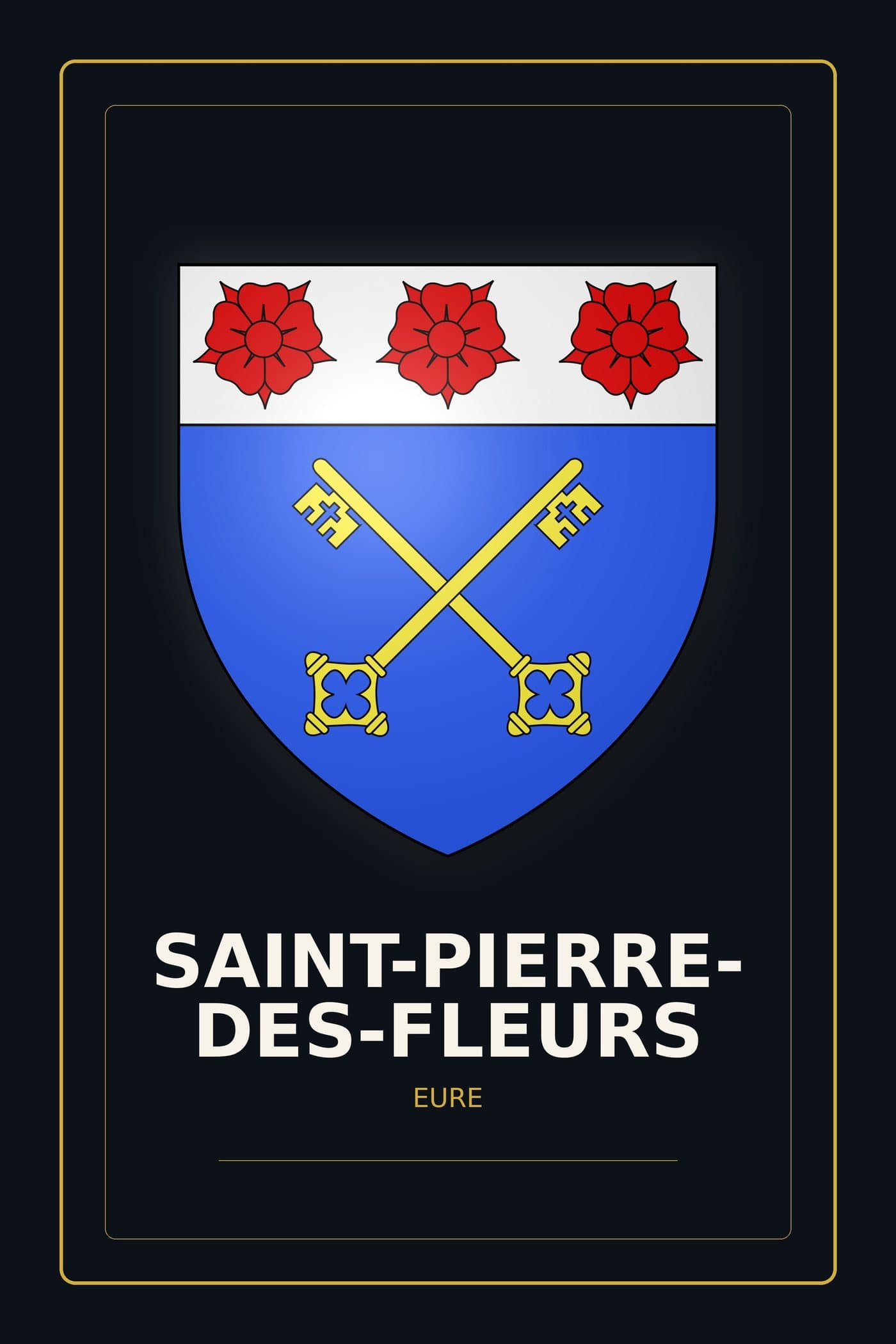 Blason de Saint-Pierre-des-Fleurs