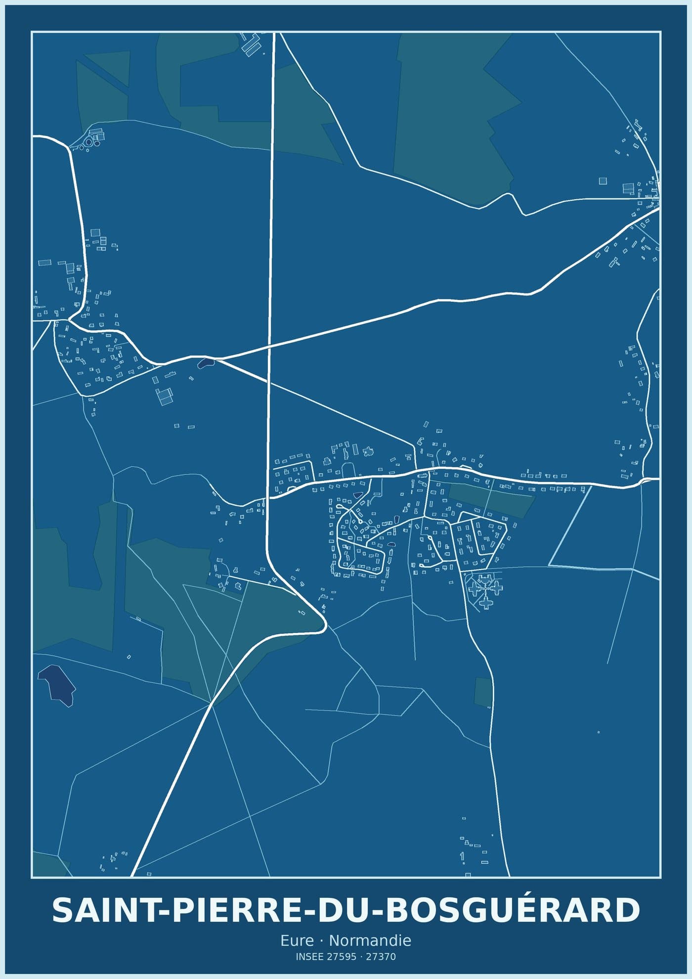 Plan de Saint-Pierre-du-Bosguérard