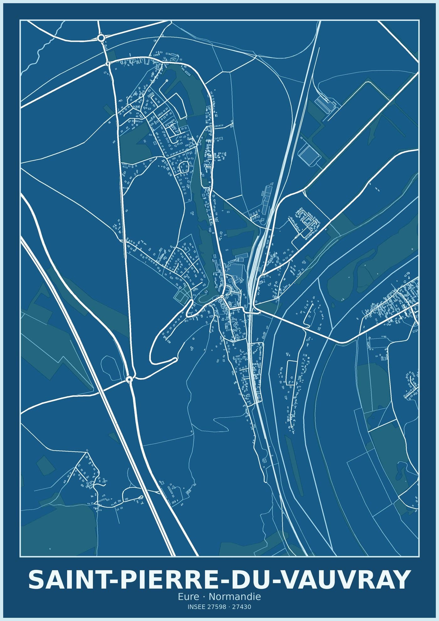 Plan de Saint-Pierre-du-Vauvray