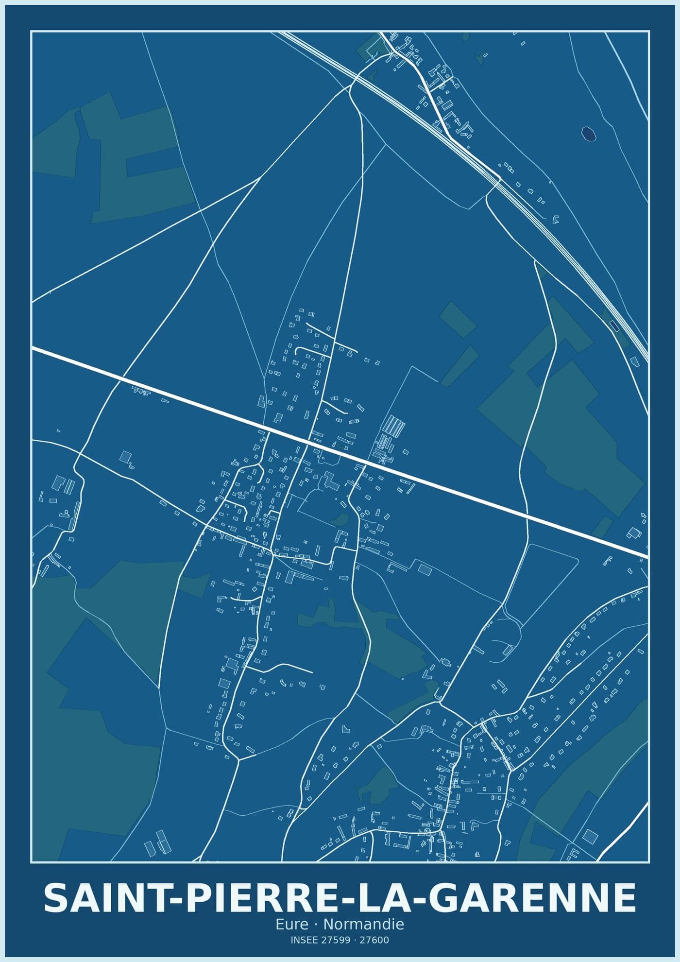 Plan de Saint-Pierre-la-Garenne