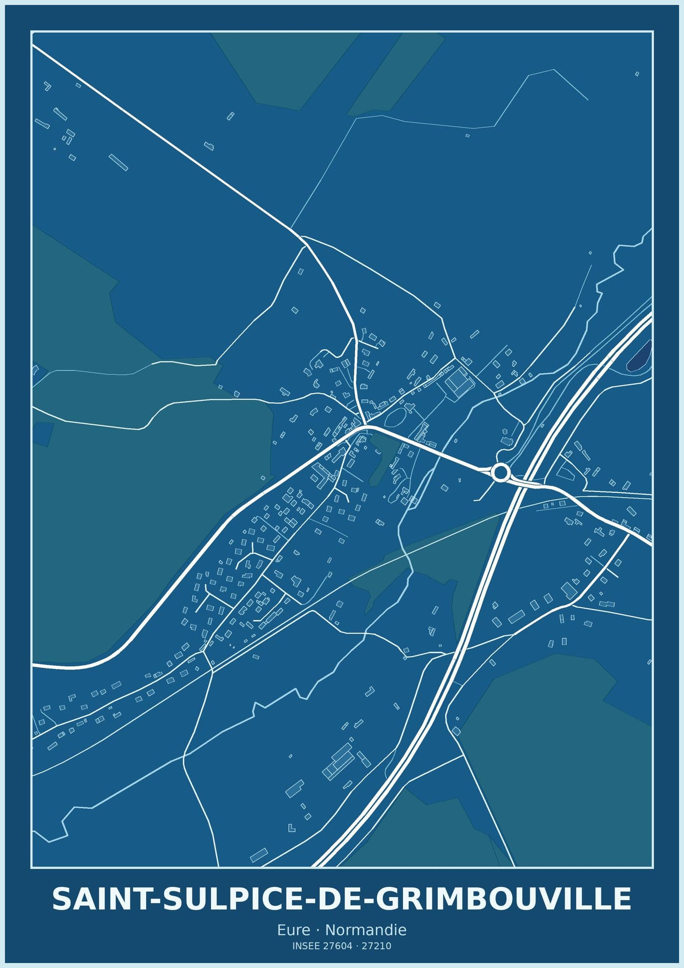 Plan de Saint-Sulpice-de-Grimbouville
