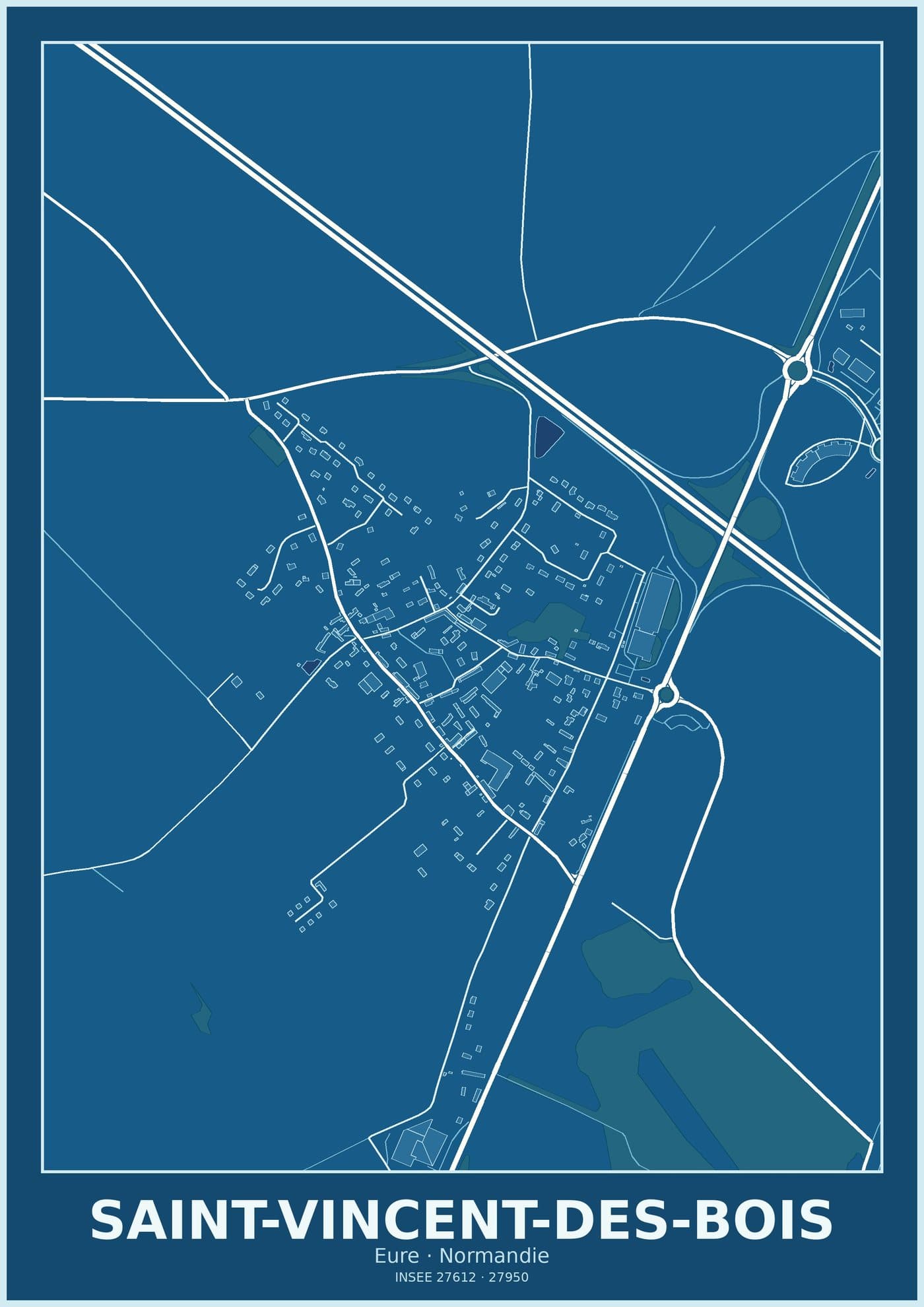 Plan de Saint-Vincent-des-Bois