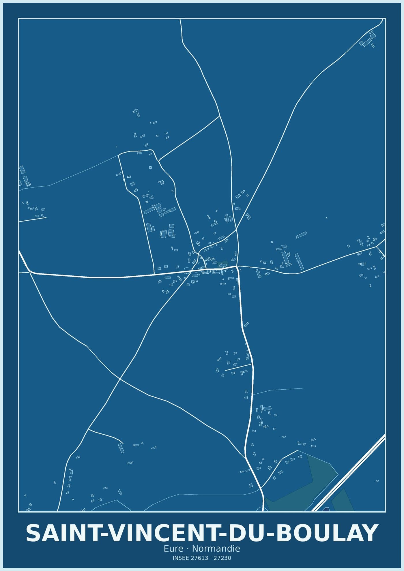 Plan de Saint-Vincent-du-Boulay