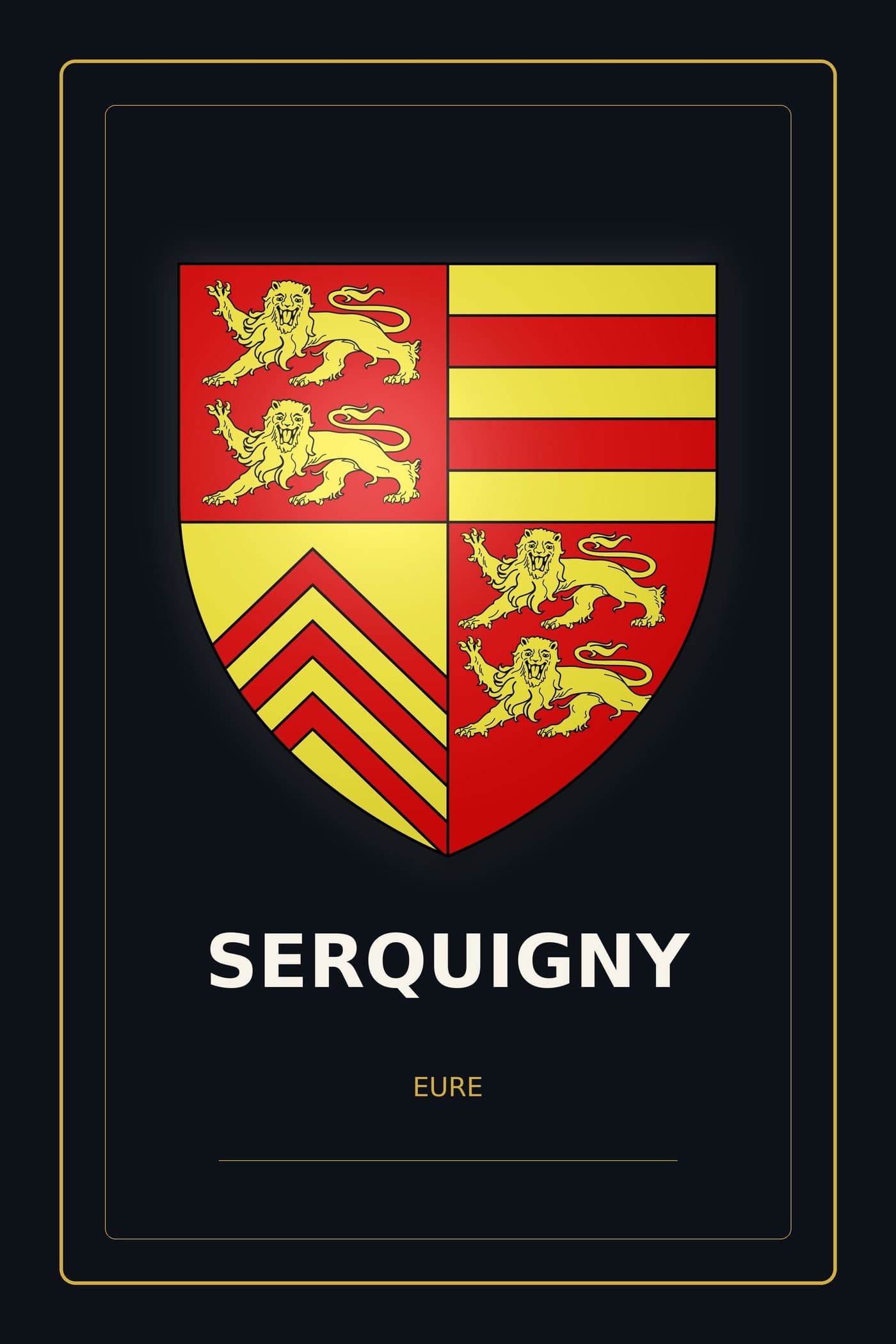 Blason de Serquigny