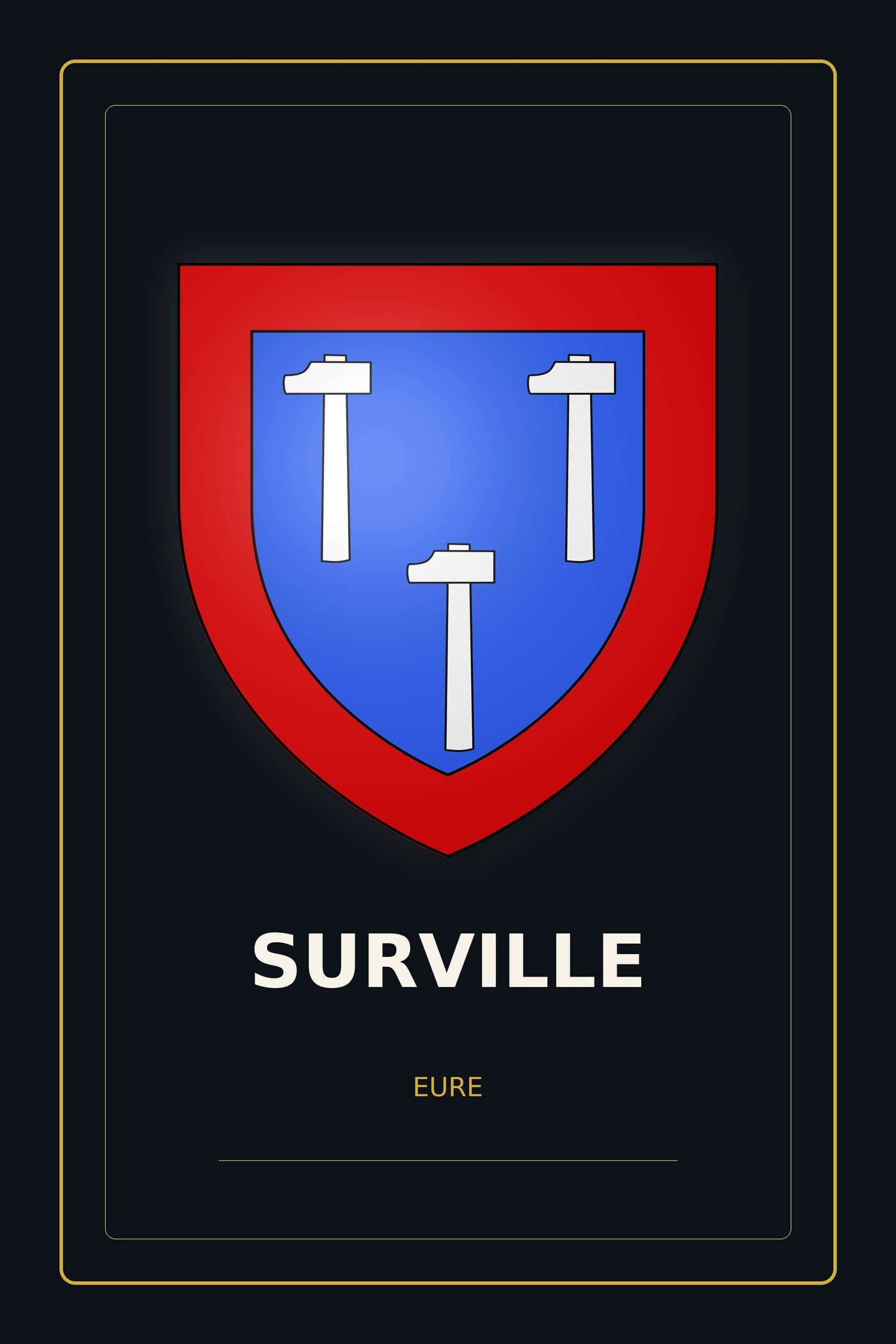 Blason de Surville