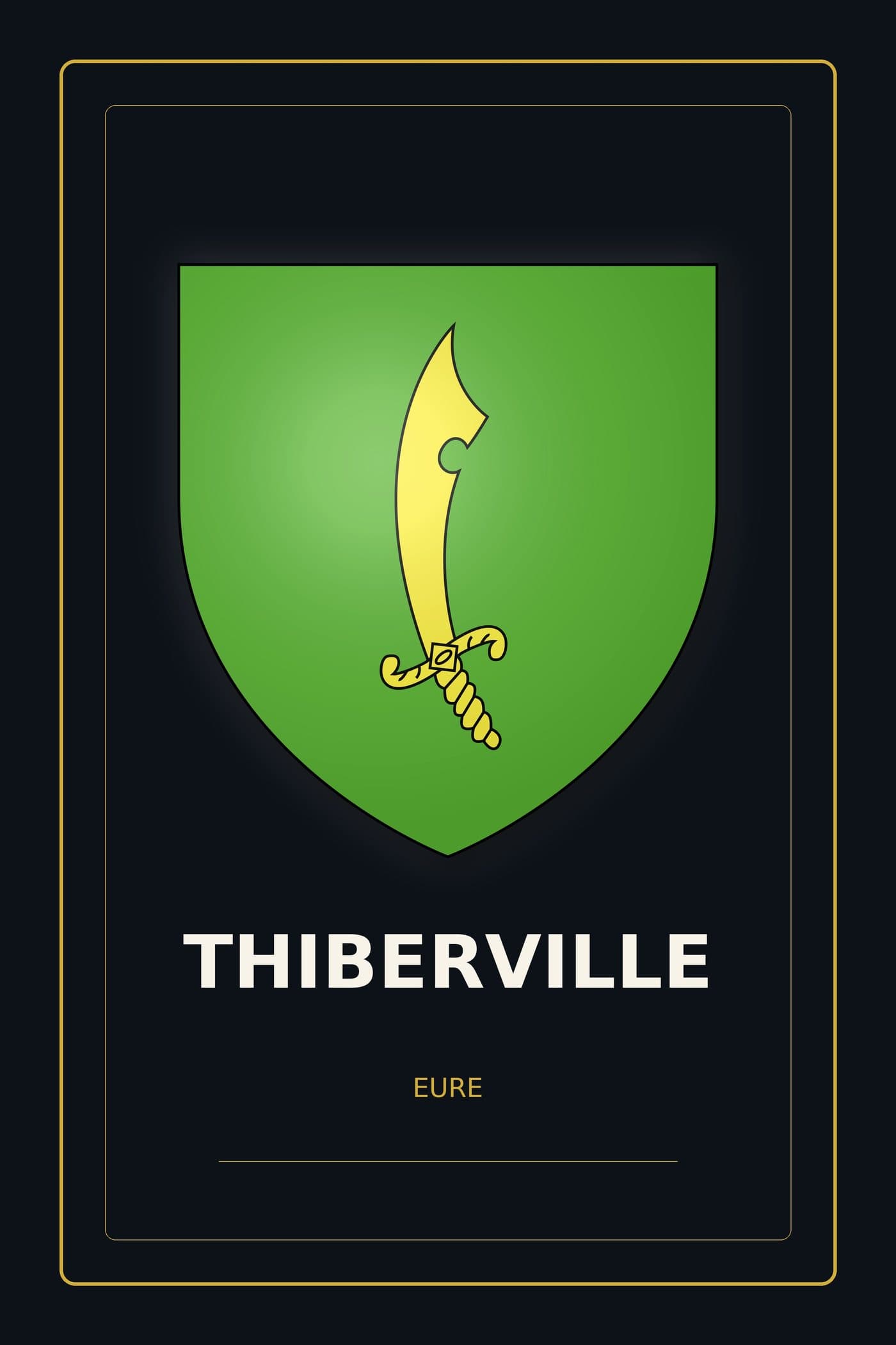 Blason de Thiberville