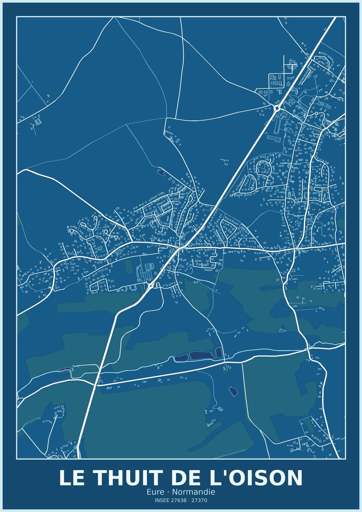 Plan du Thuit de l'Oison