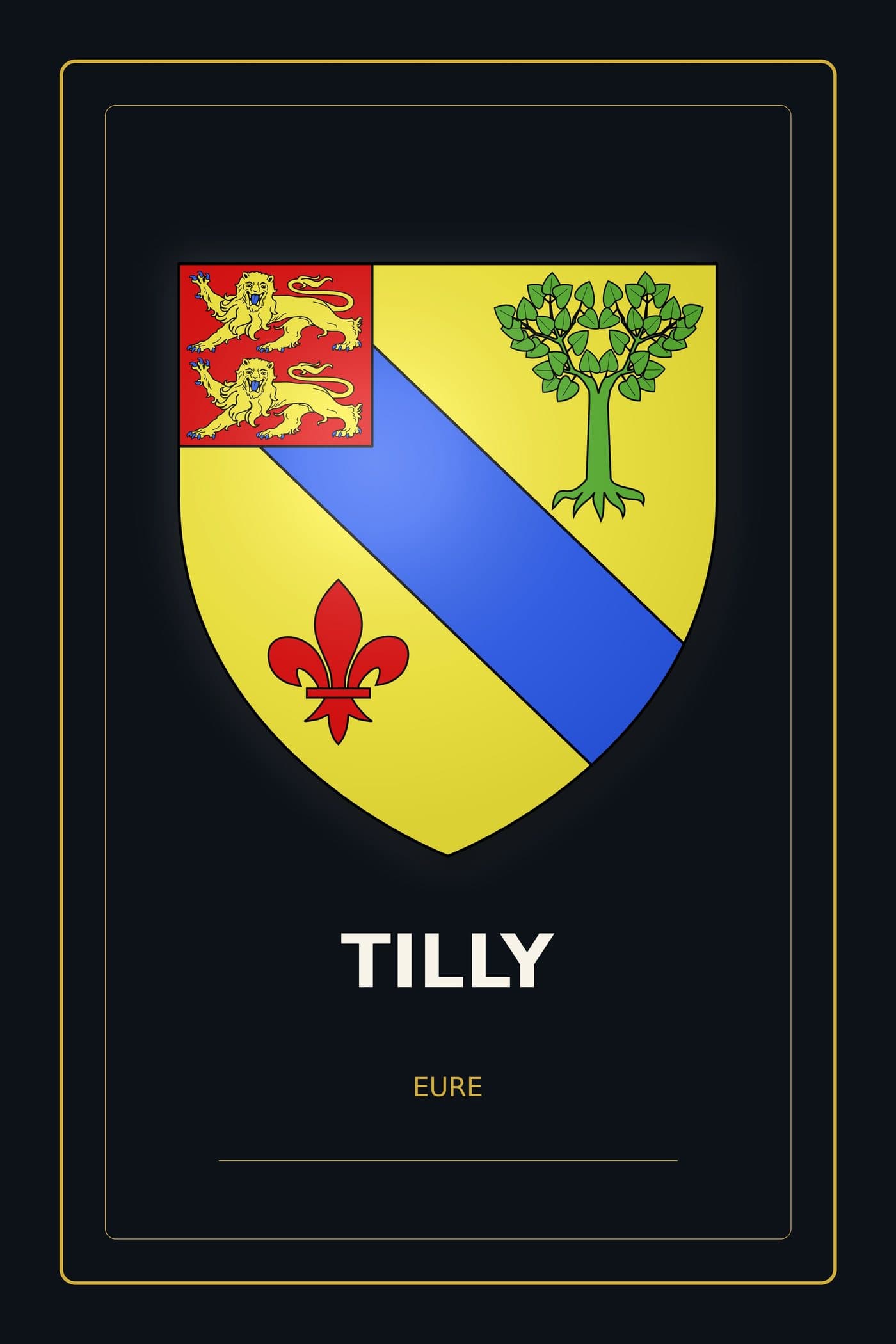 Blason de Tilly