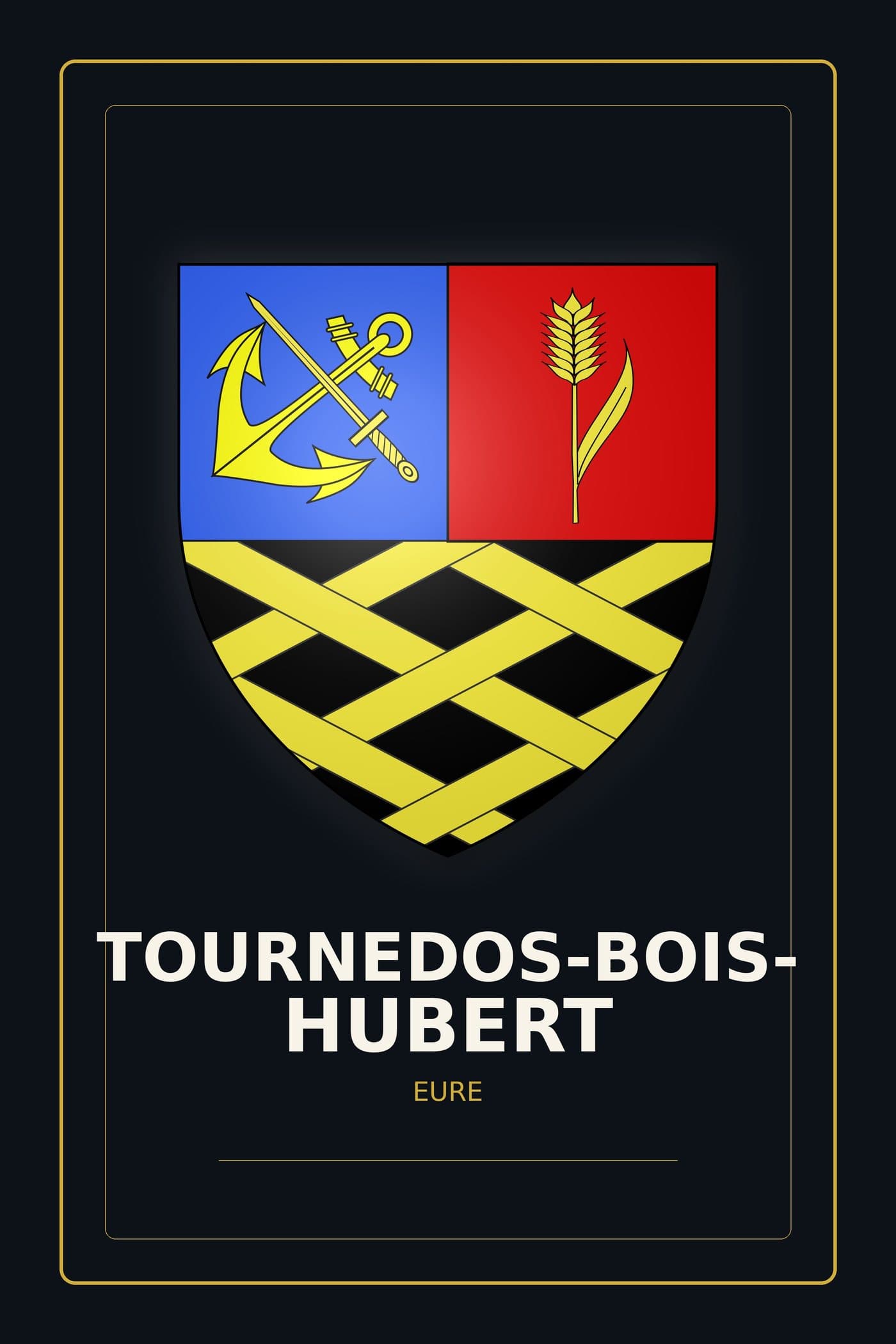 Blason de Tournedos-Bois-Hubert