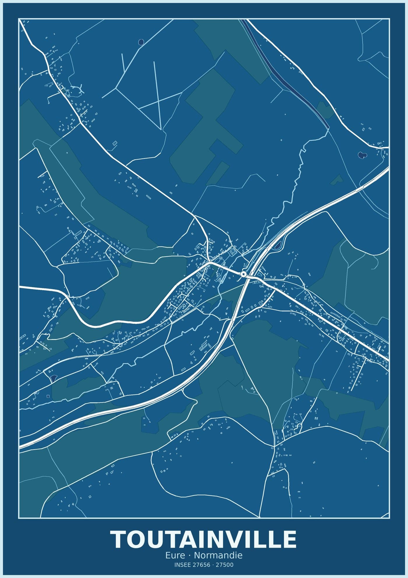 Plan de Toutainville