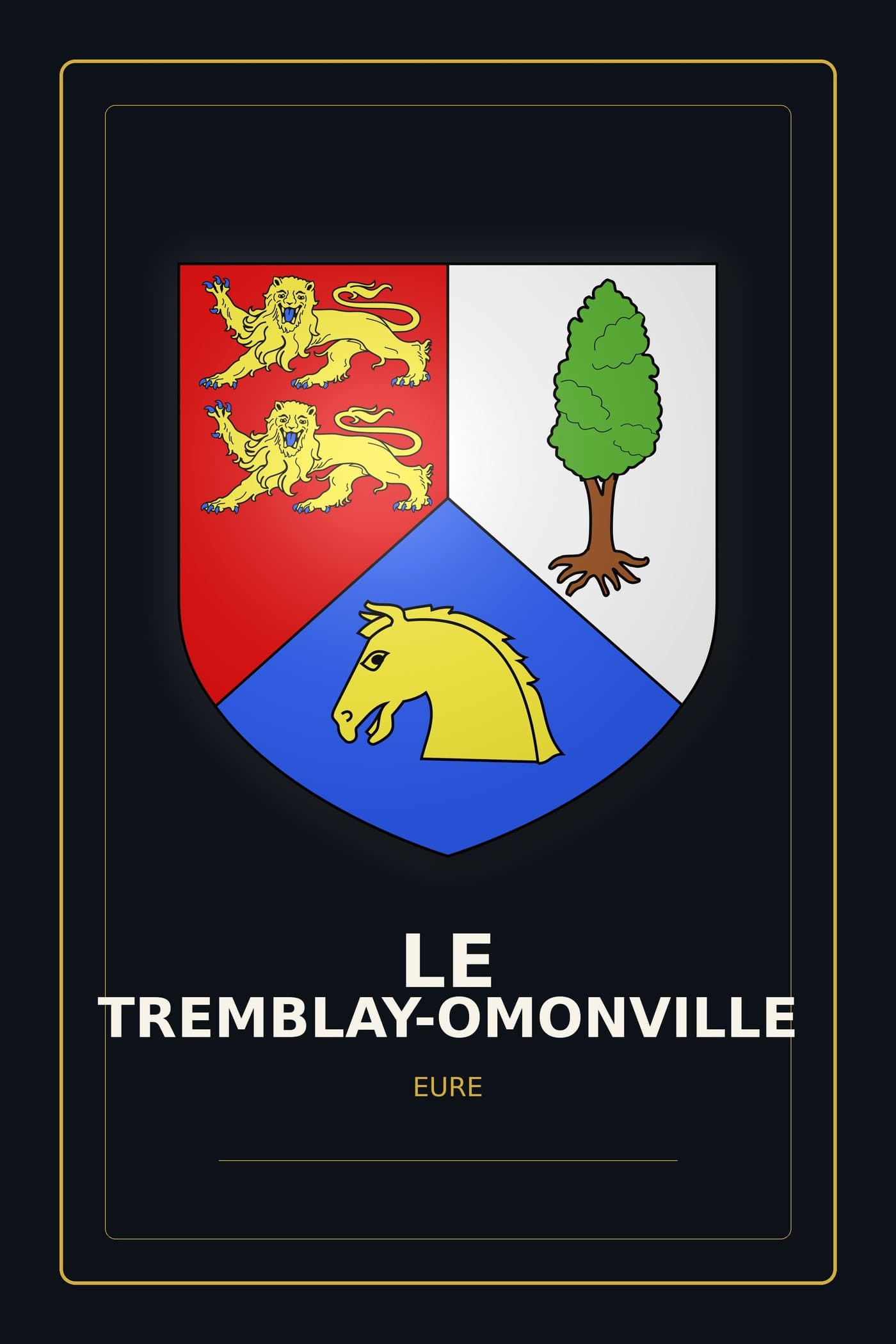 Blason du Tremblay-Omonville