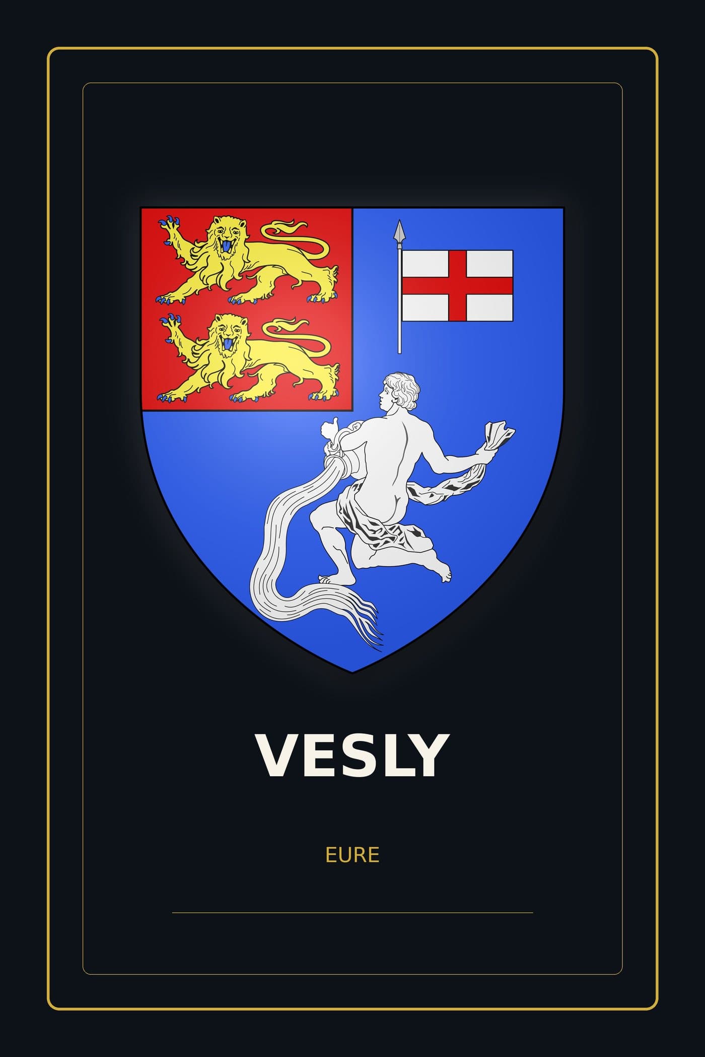 Blason de Vesly