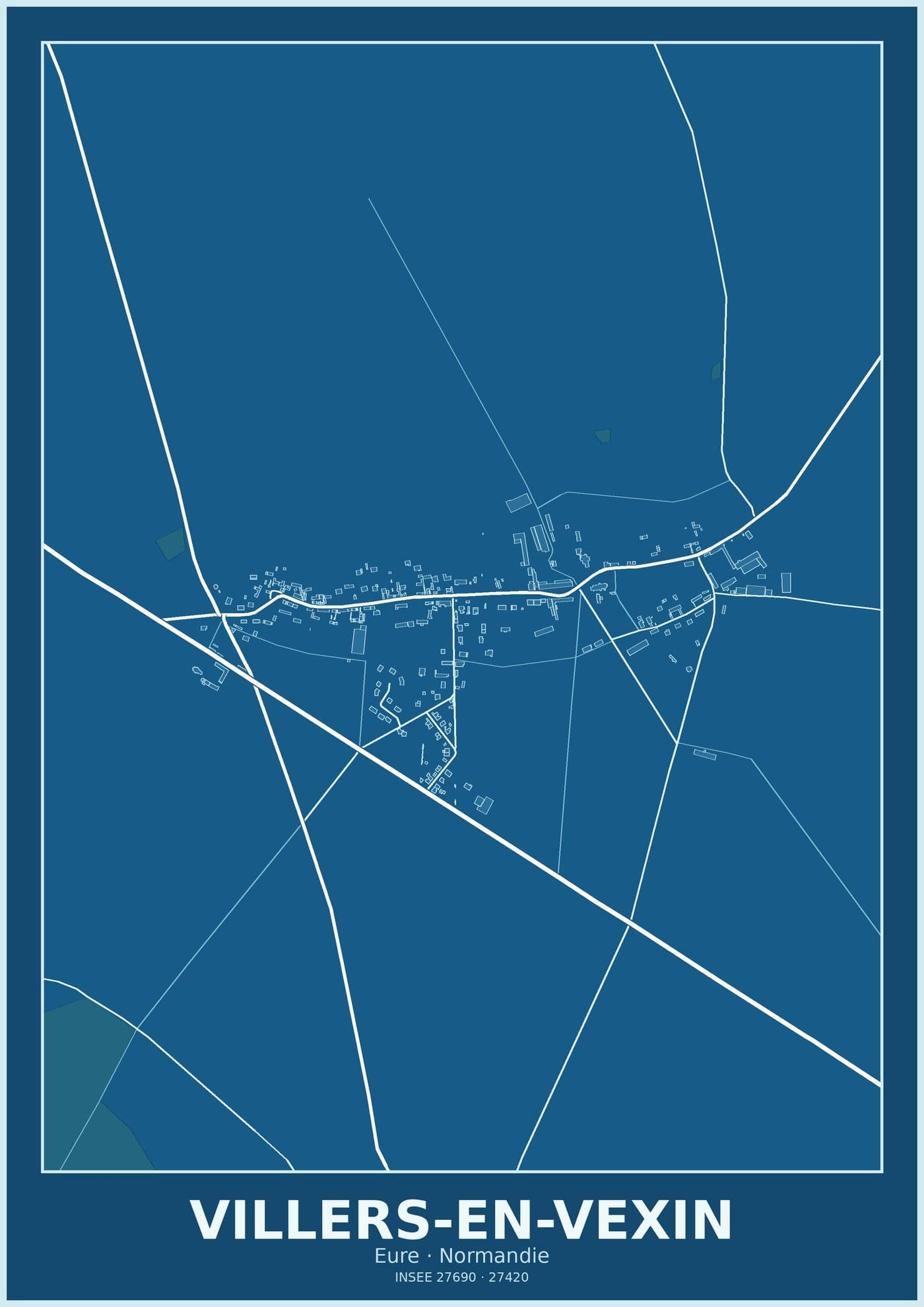 Plan de Villers-en-Vexin