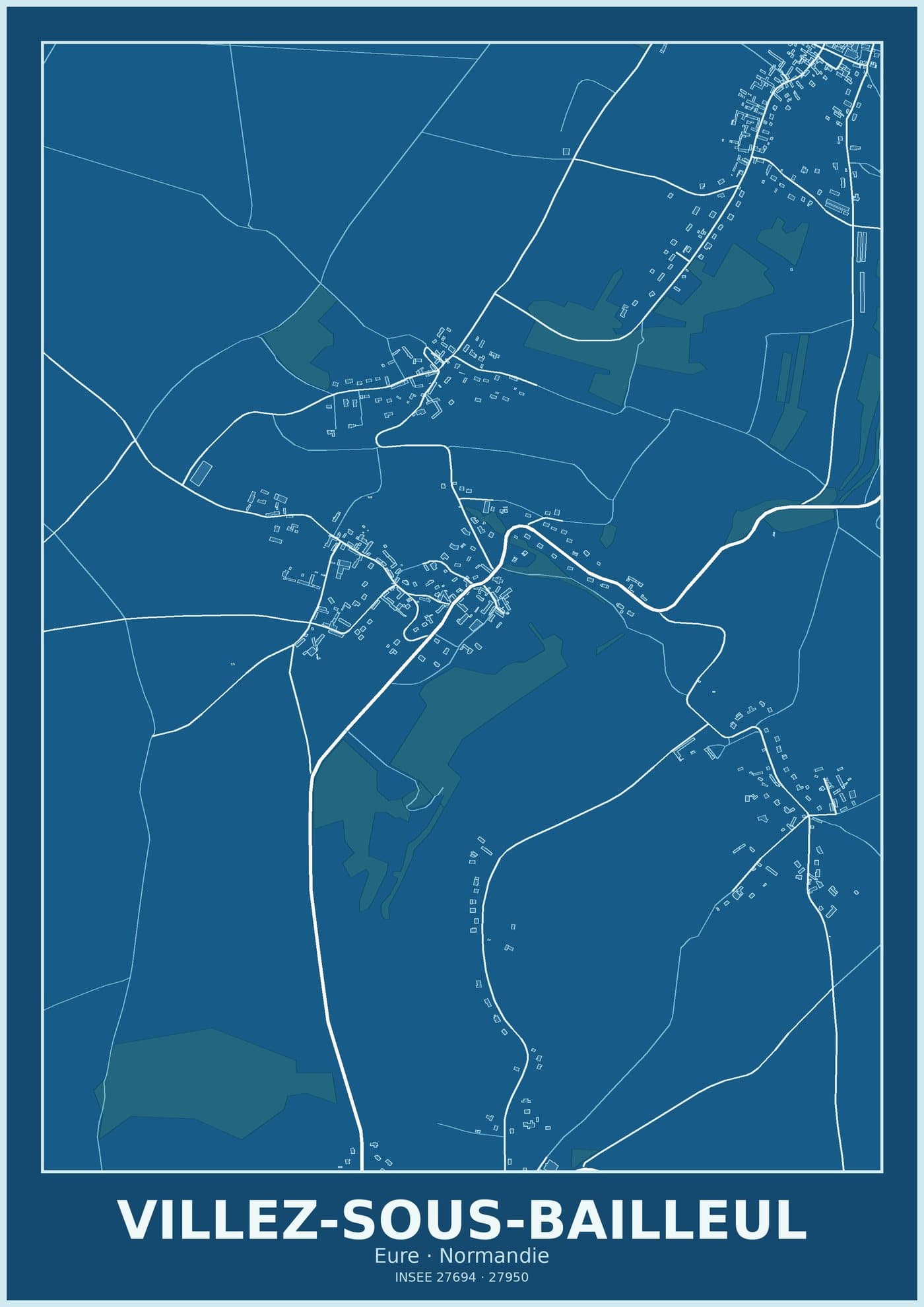Plan de Villez-sous-Bailleul