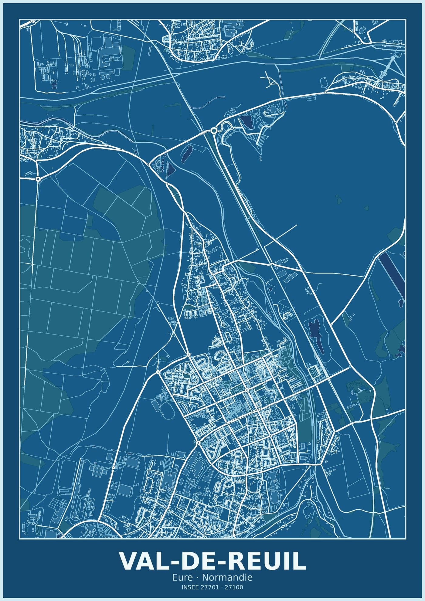 Plan de Val-de-Reuil