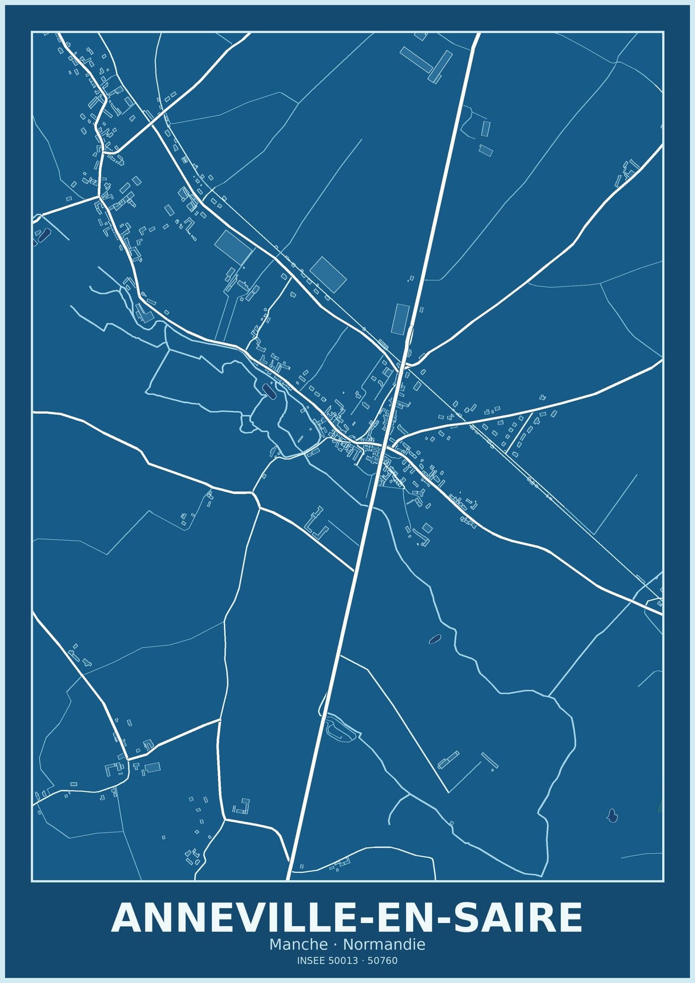 Plan d'Anneville-en-Saire