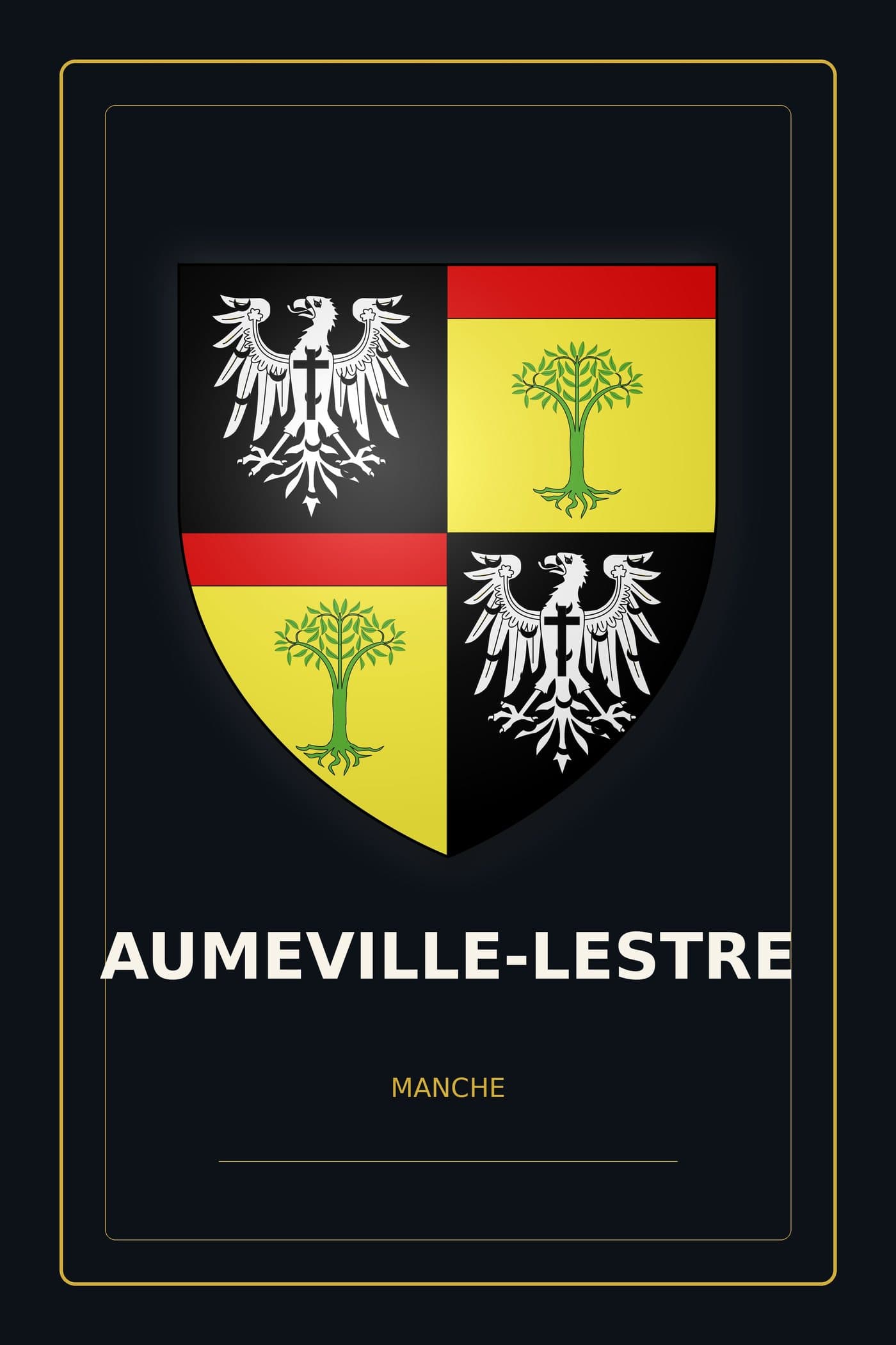 Blason d'Aumeville-Lestre