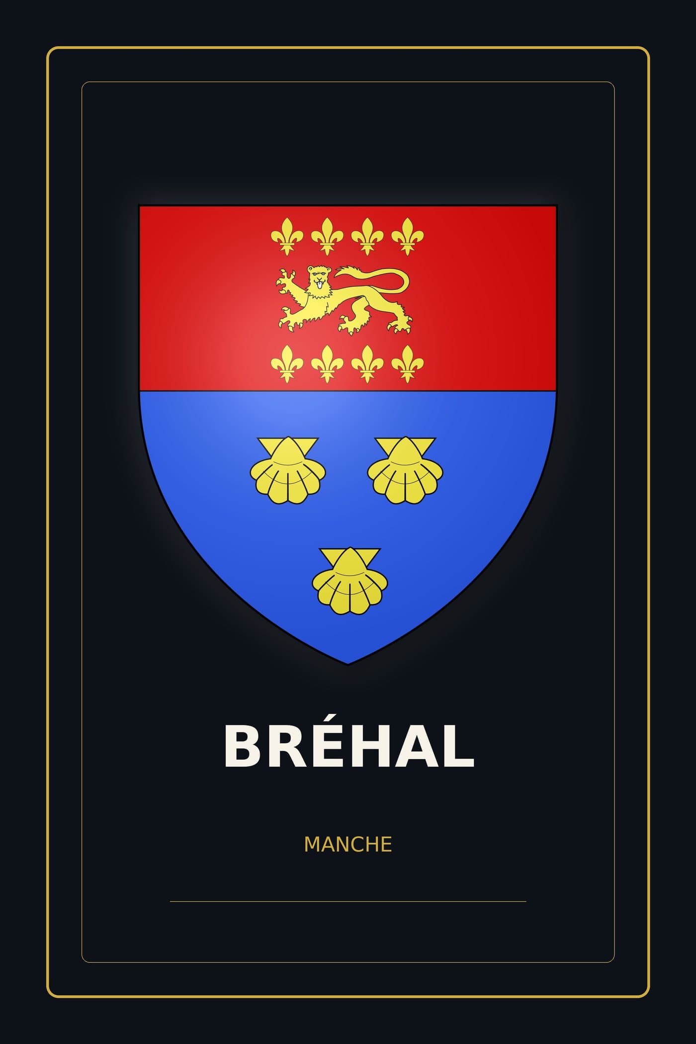 Blason de Bréhal