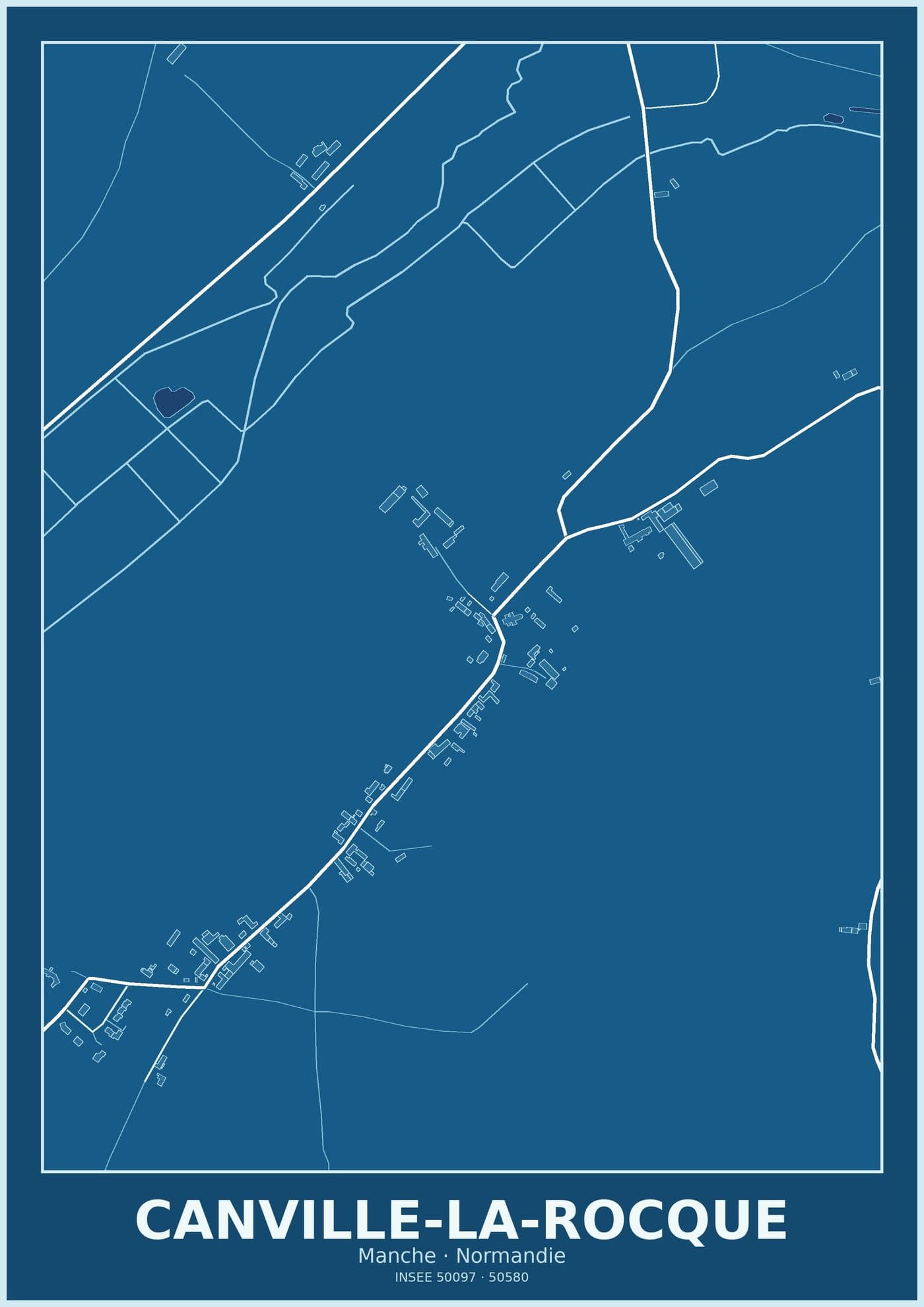 Plan de Canville-la-Rocque