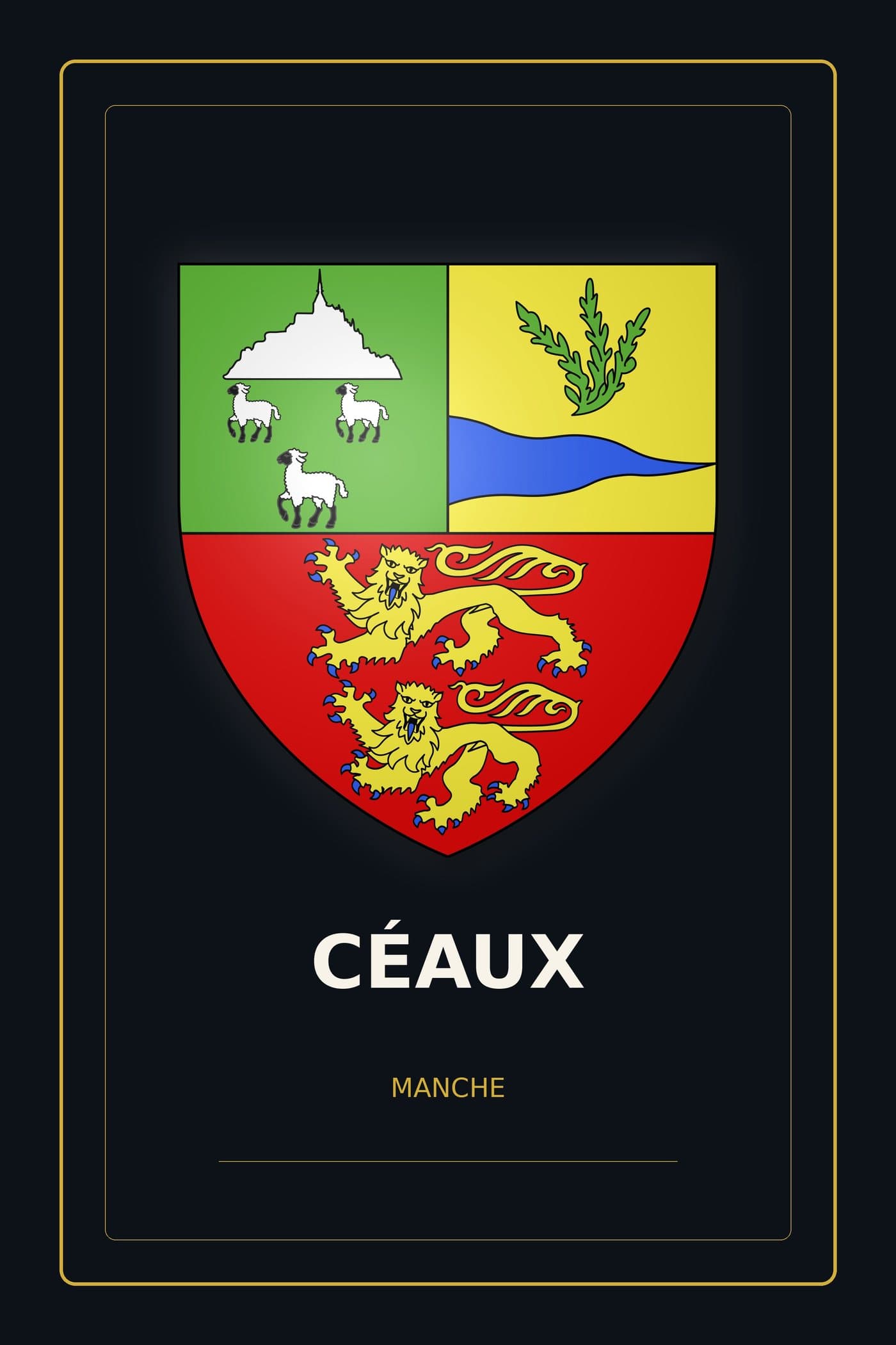Blason de Céaux