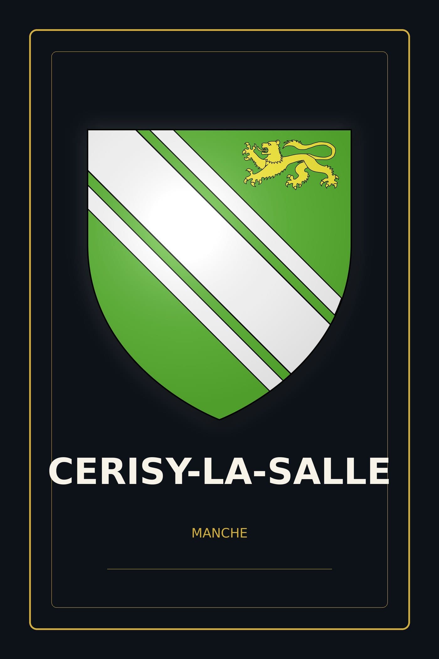 Blason de Cerisy-la-Salle